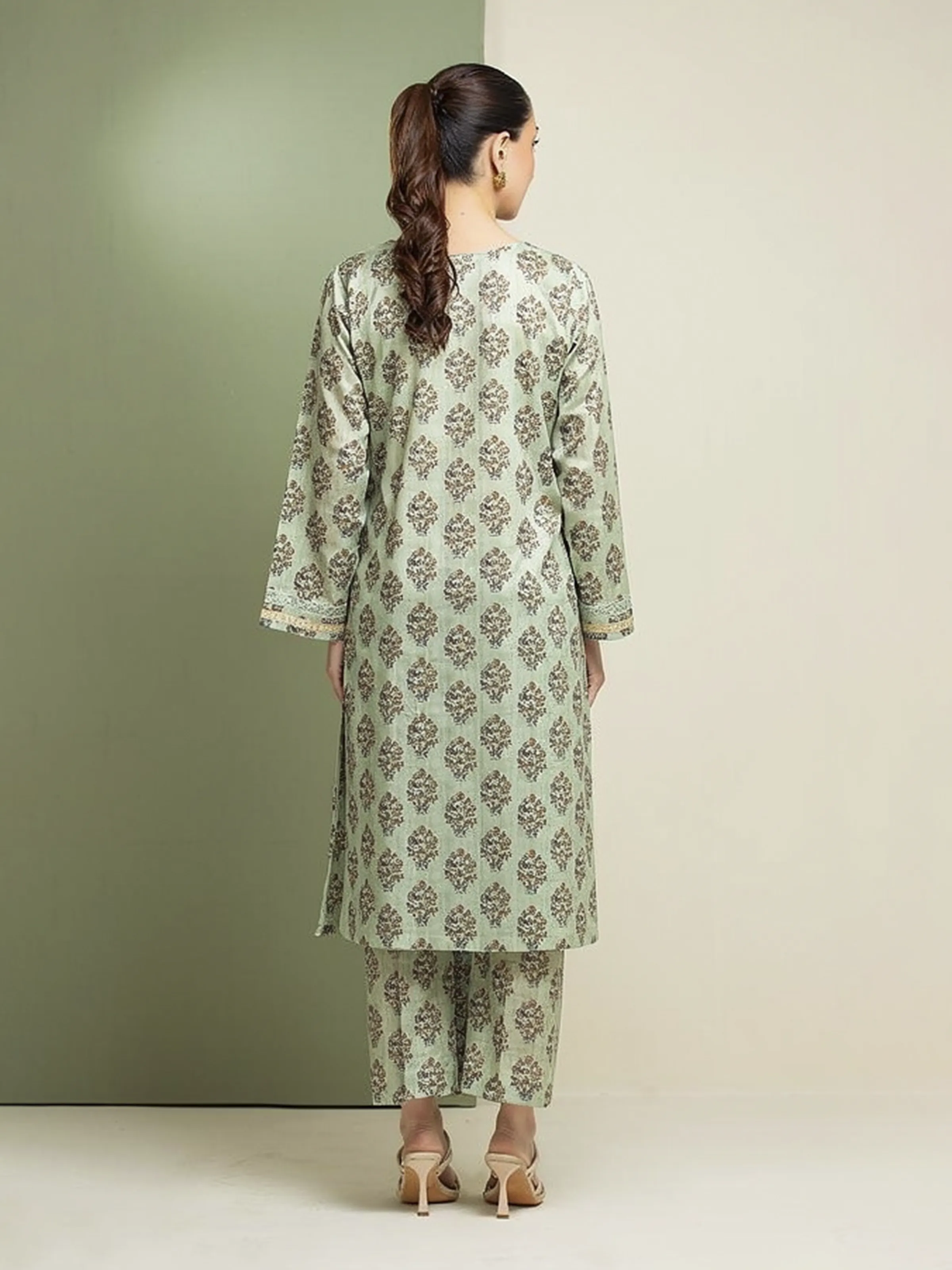Printed Lawn Shirt Trouser - EWU5A1-35120ST - Image 4
