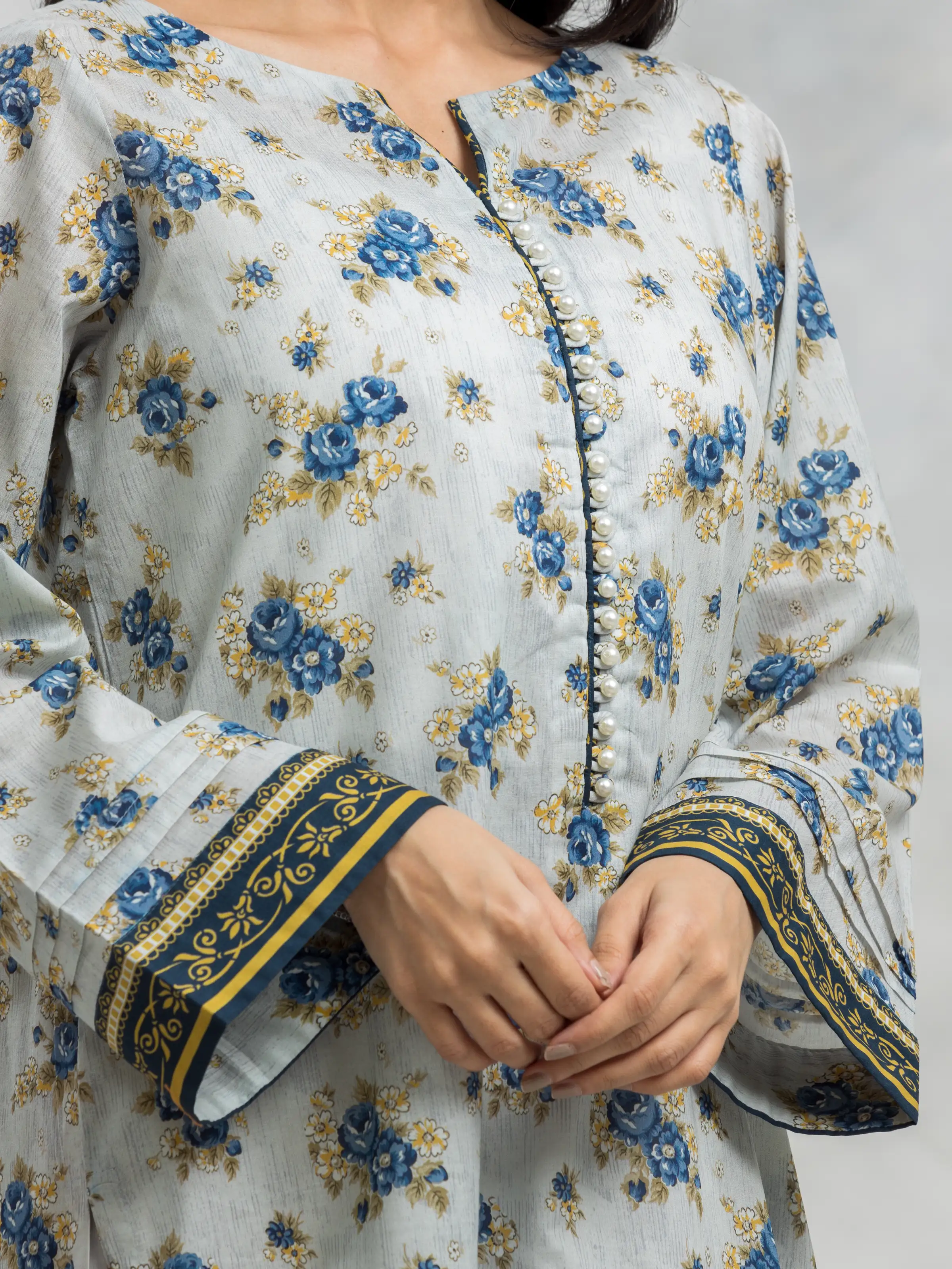 Printed Cambric Shirt Trouser - EWU24A2-28250ST - Image 4