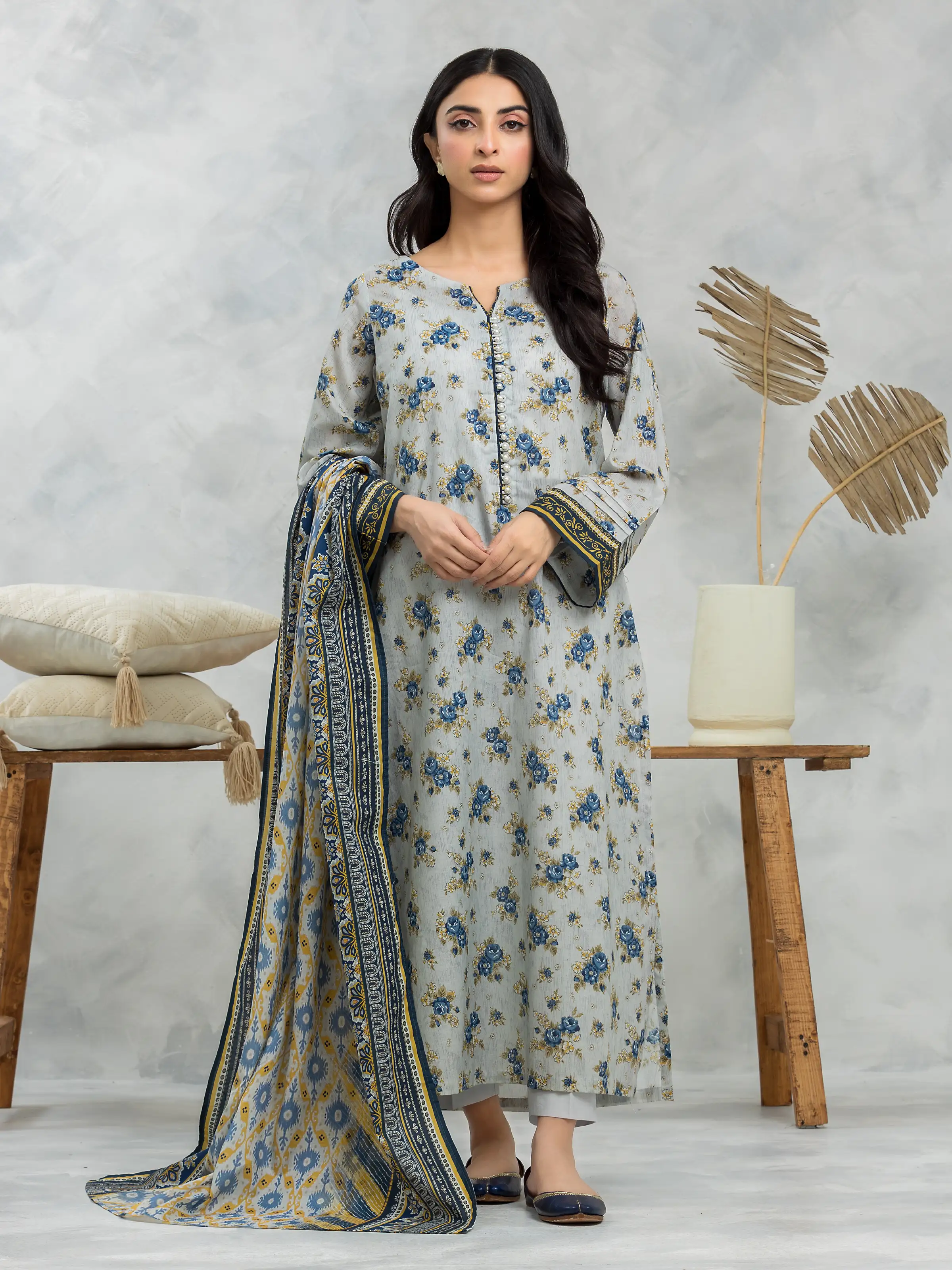 Printed Cambric Suit - EWU24A2-28250-3P