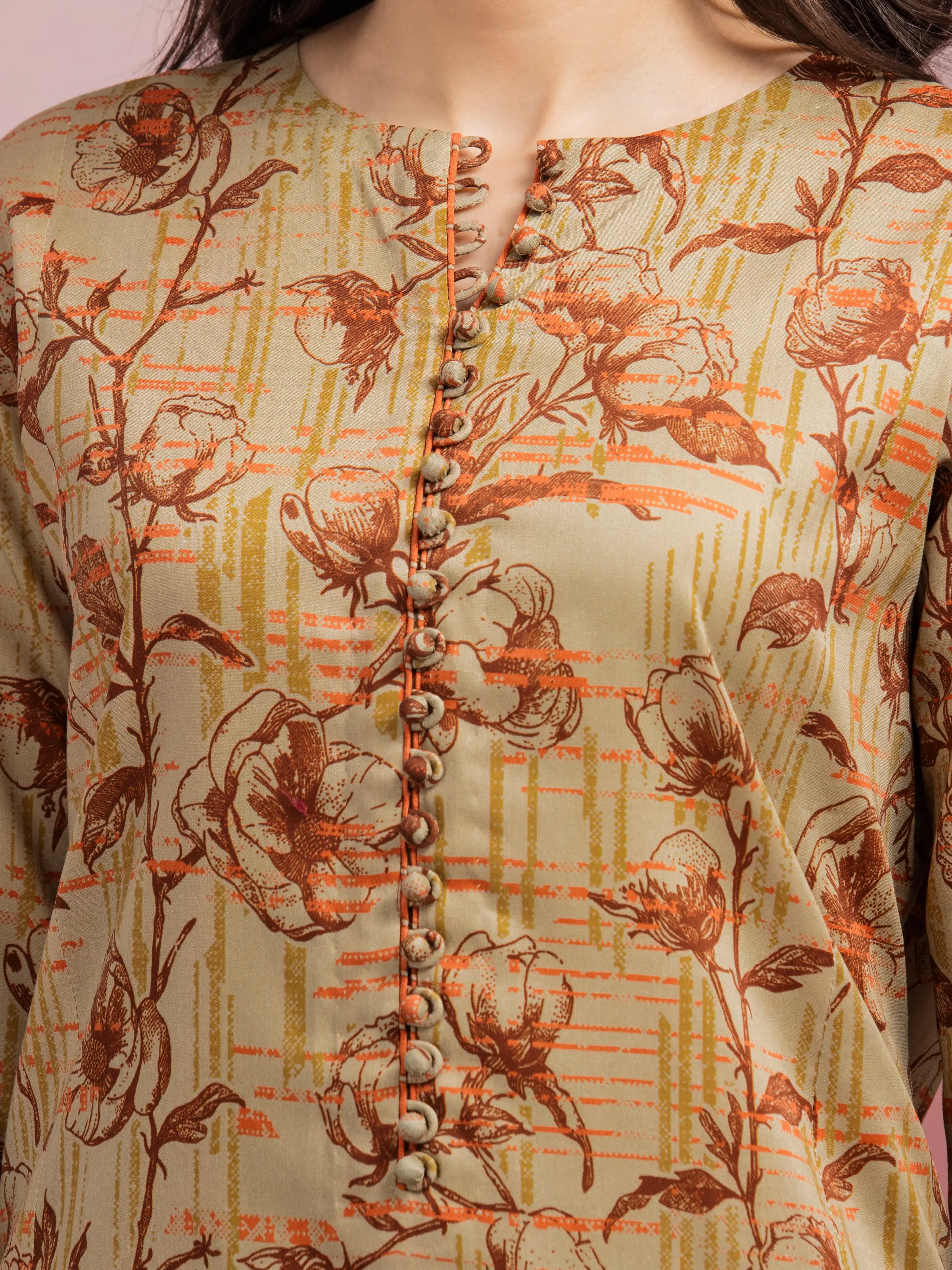 Printed Lawn Shirt Trouser - EWU5A1-35404ST - Image 6
