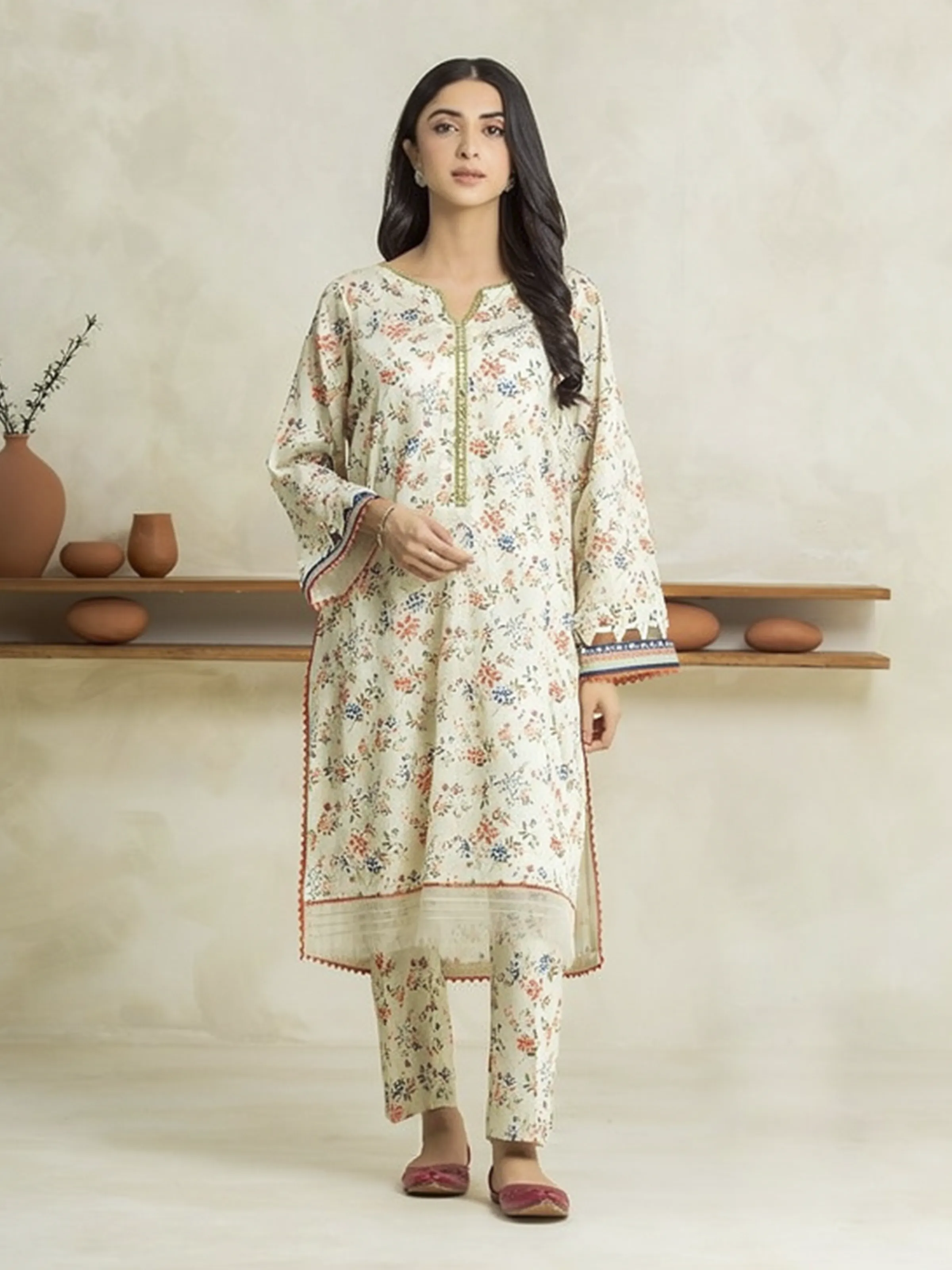 Printed Lawn Shirt Trouser - EWU24A1-29243ST