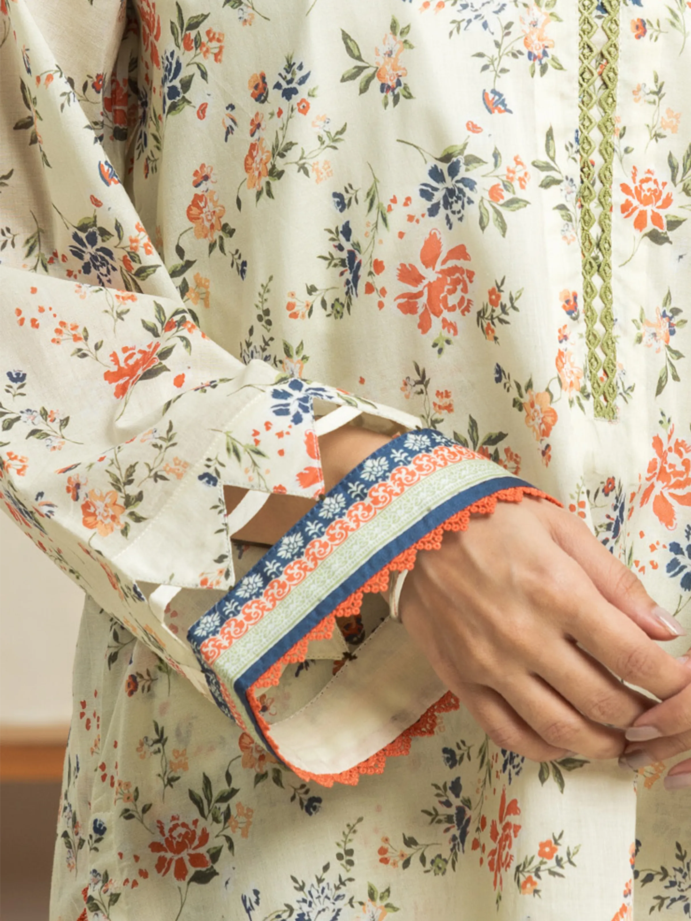 Printed Lawn Shirt Trouser - EWU24A1-29243ST - Image 3