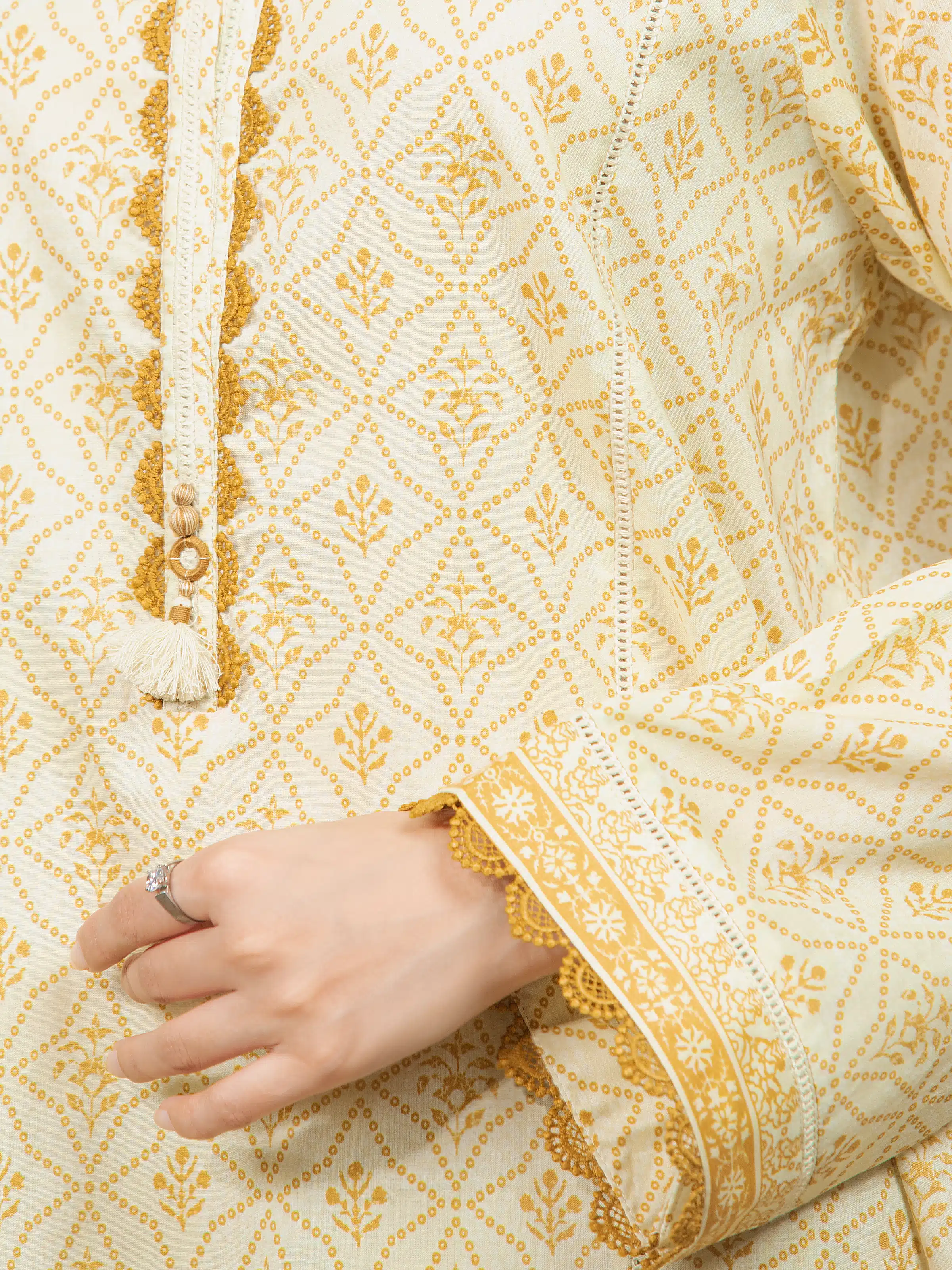 Printed Cambric Suit - EWU5A2-35852-3P - Image 4