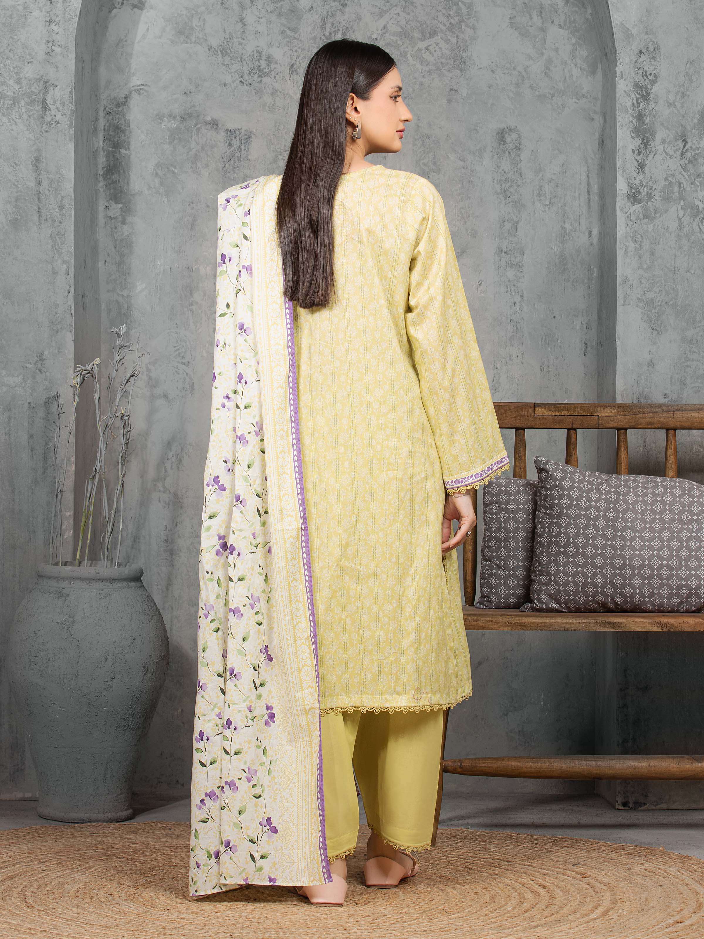 Printed Cambric Suit - EWU5A2-35811-3P - Image 6