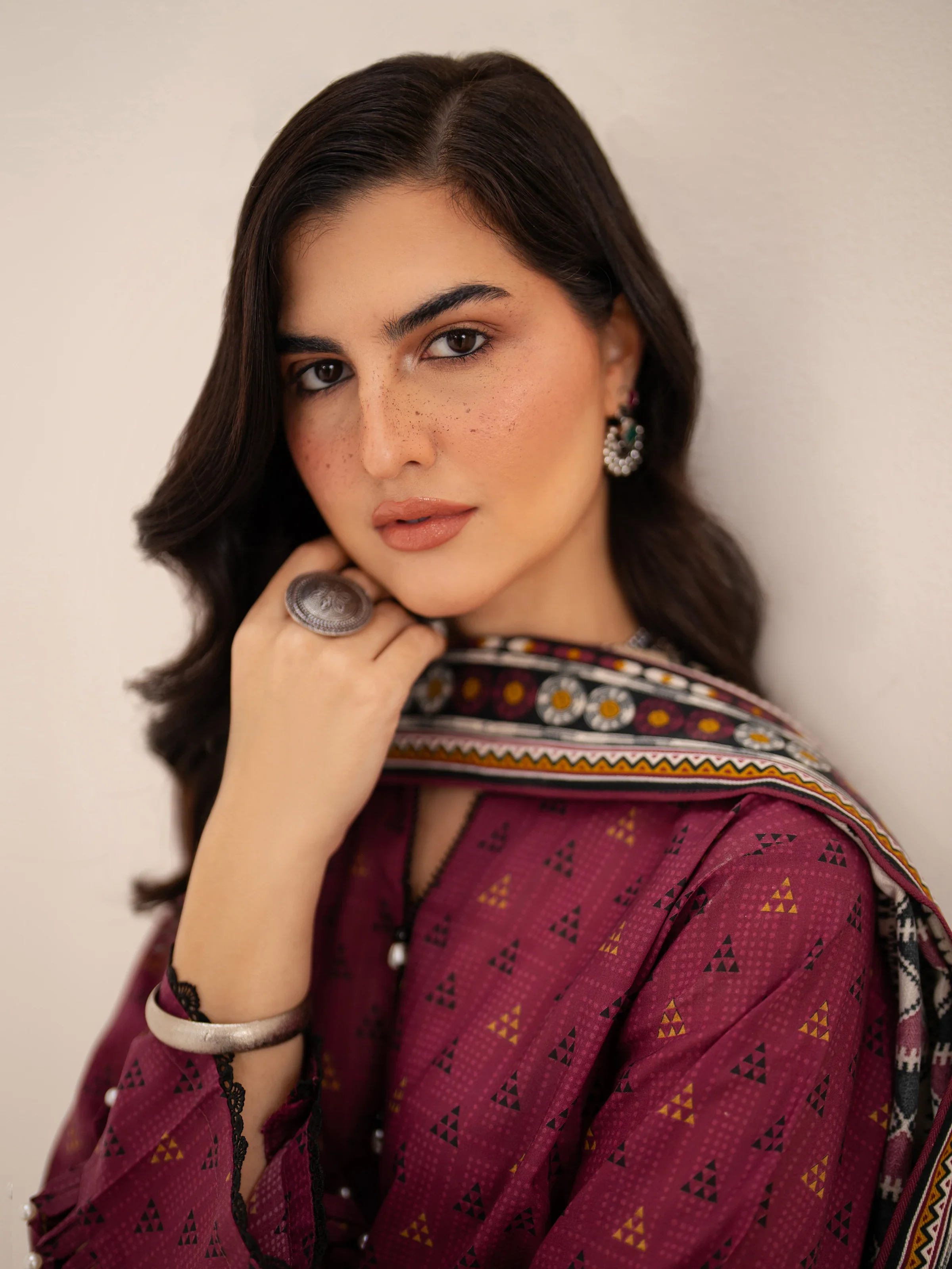 Printed Khaddar Suit - EWU24M3-072 - Image 6
