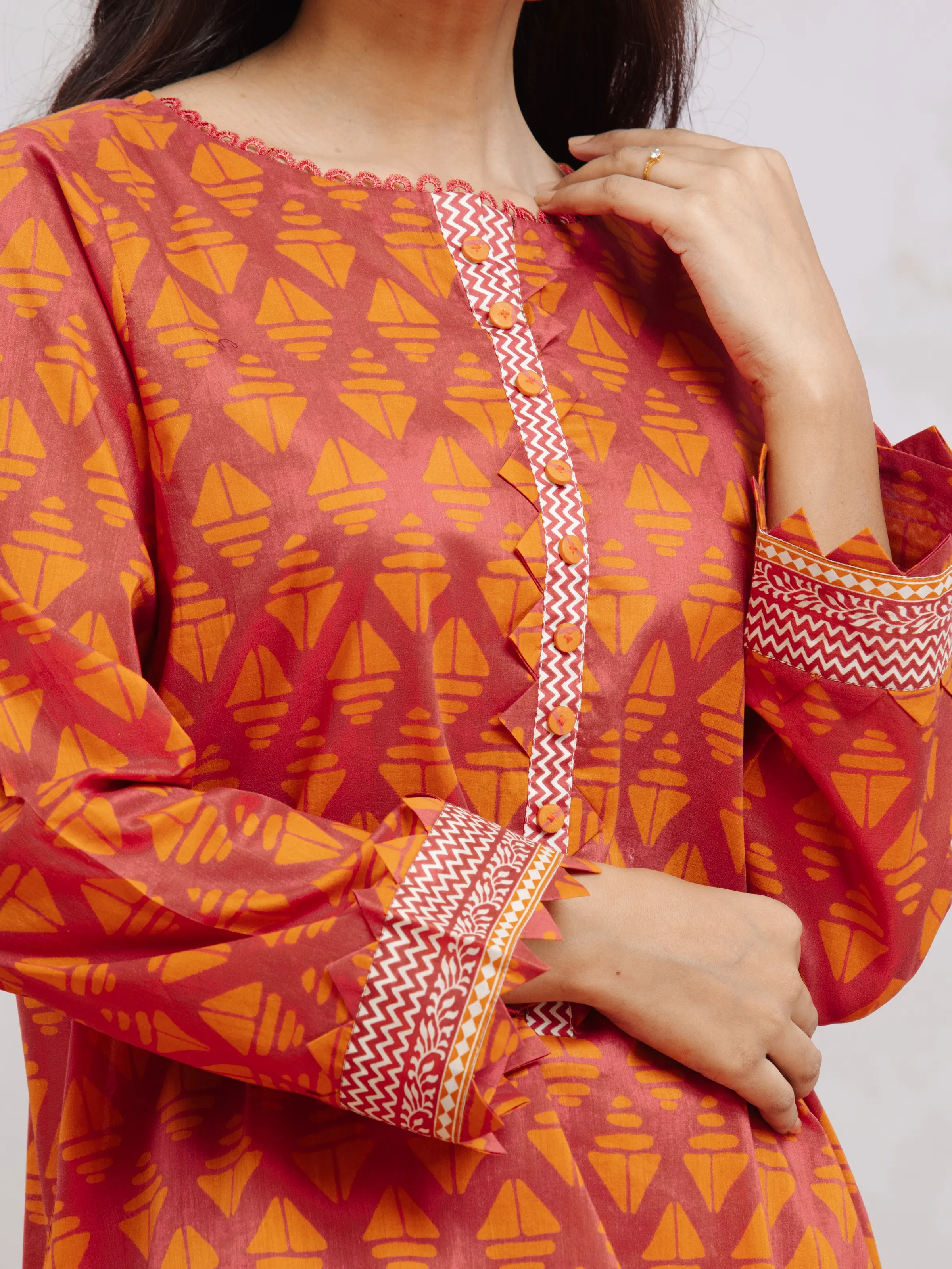 Printed Khaddar Suit - EWU24A3-29587-3P - Image 3