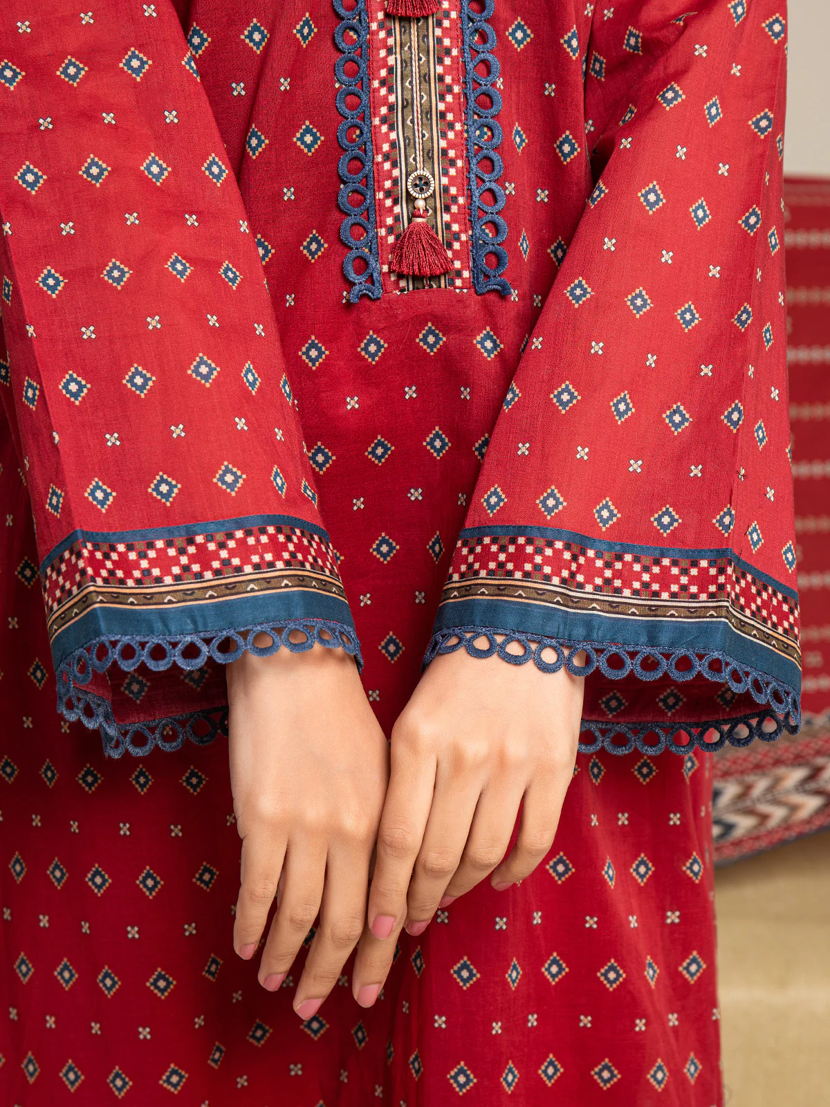 Printed Cambric Shirt - EWU24A2-27287S - Image 5