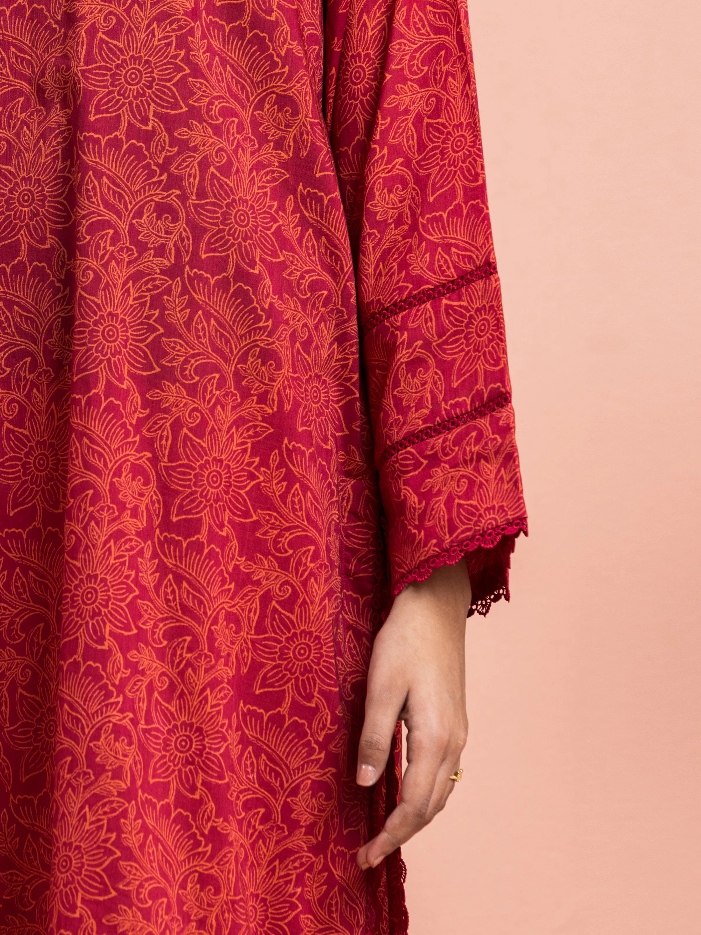 Printed Khaddar Suit - EWU24M3-085 - Image 4