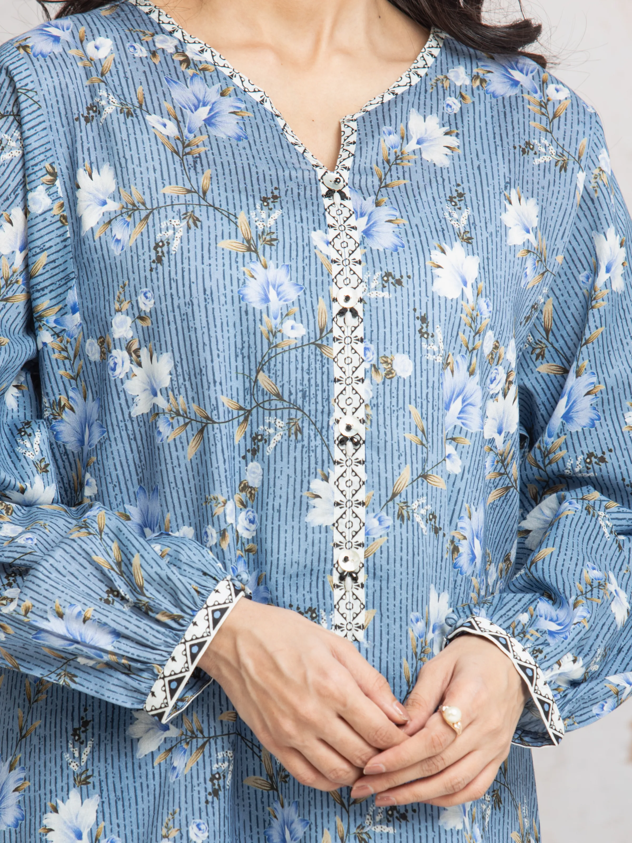 Printed Cambric Suit - EWU24M2-025 - Image 3