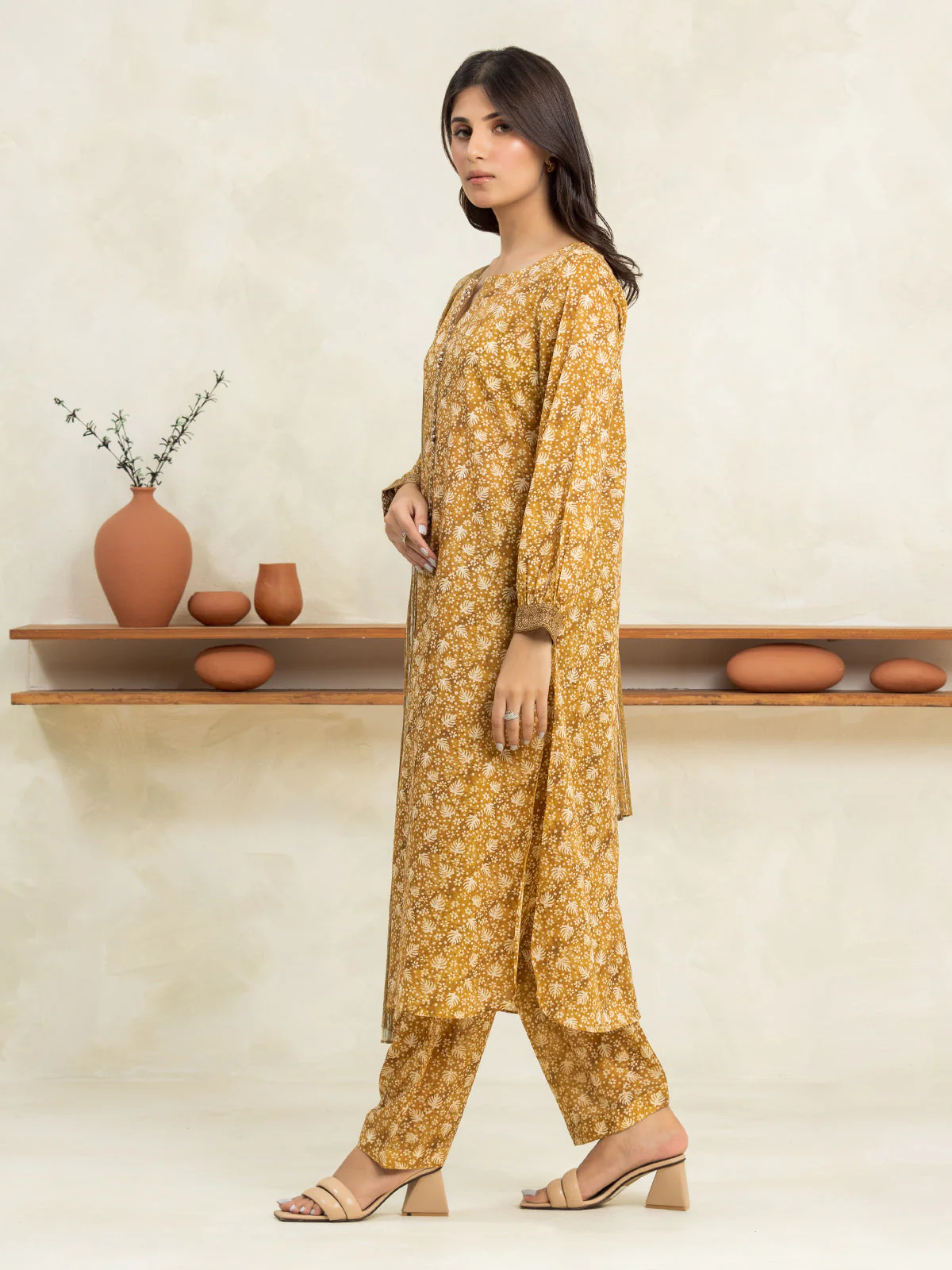 Printed Lawn Suit - EWU24A1-28521-3P - Image 4