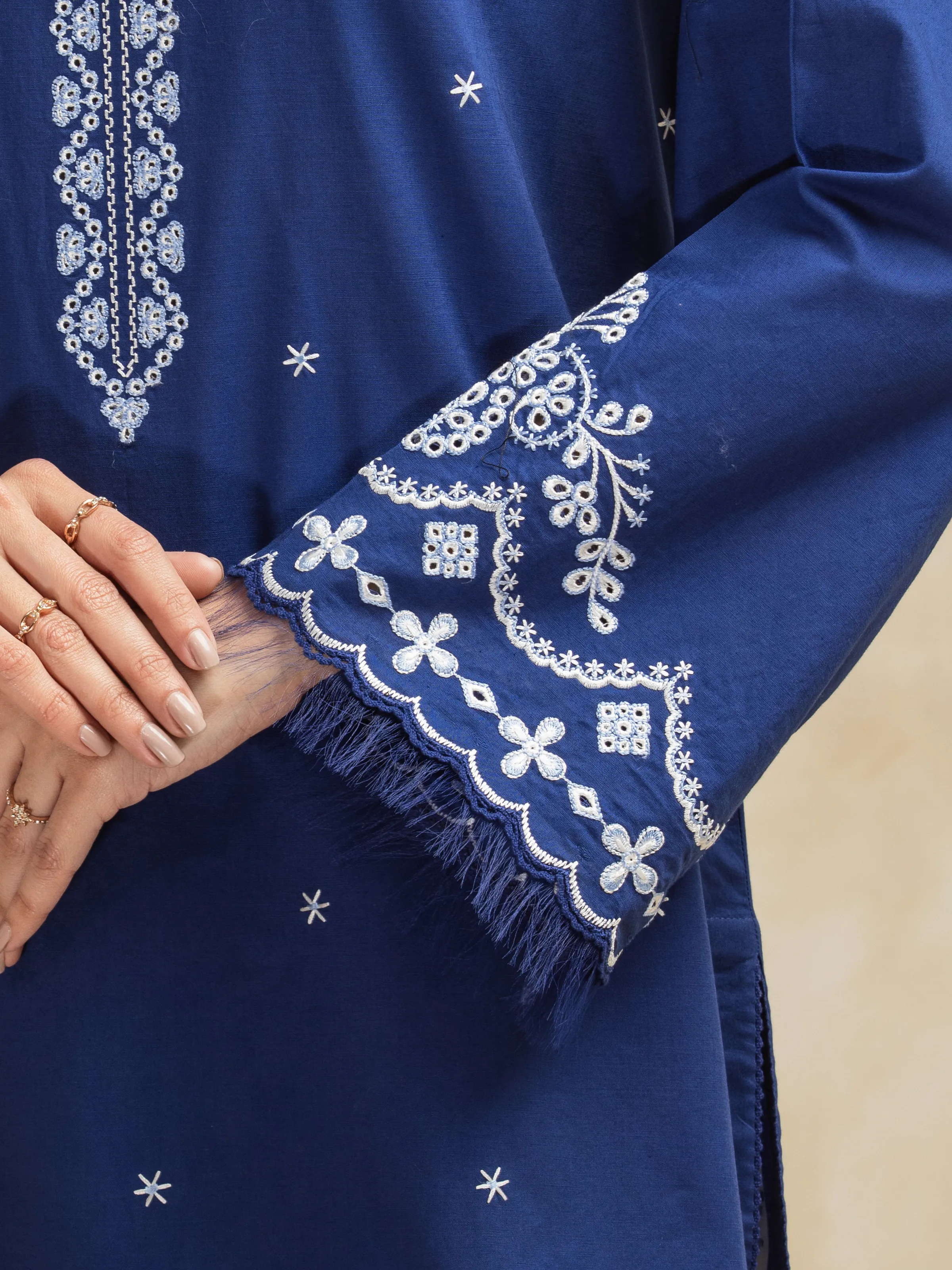 Embroidered Cambric Shirt - EWU5V2-31038S - Image 3
