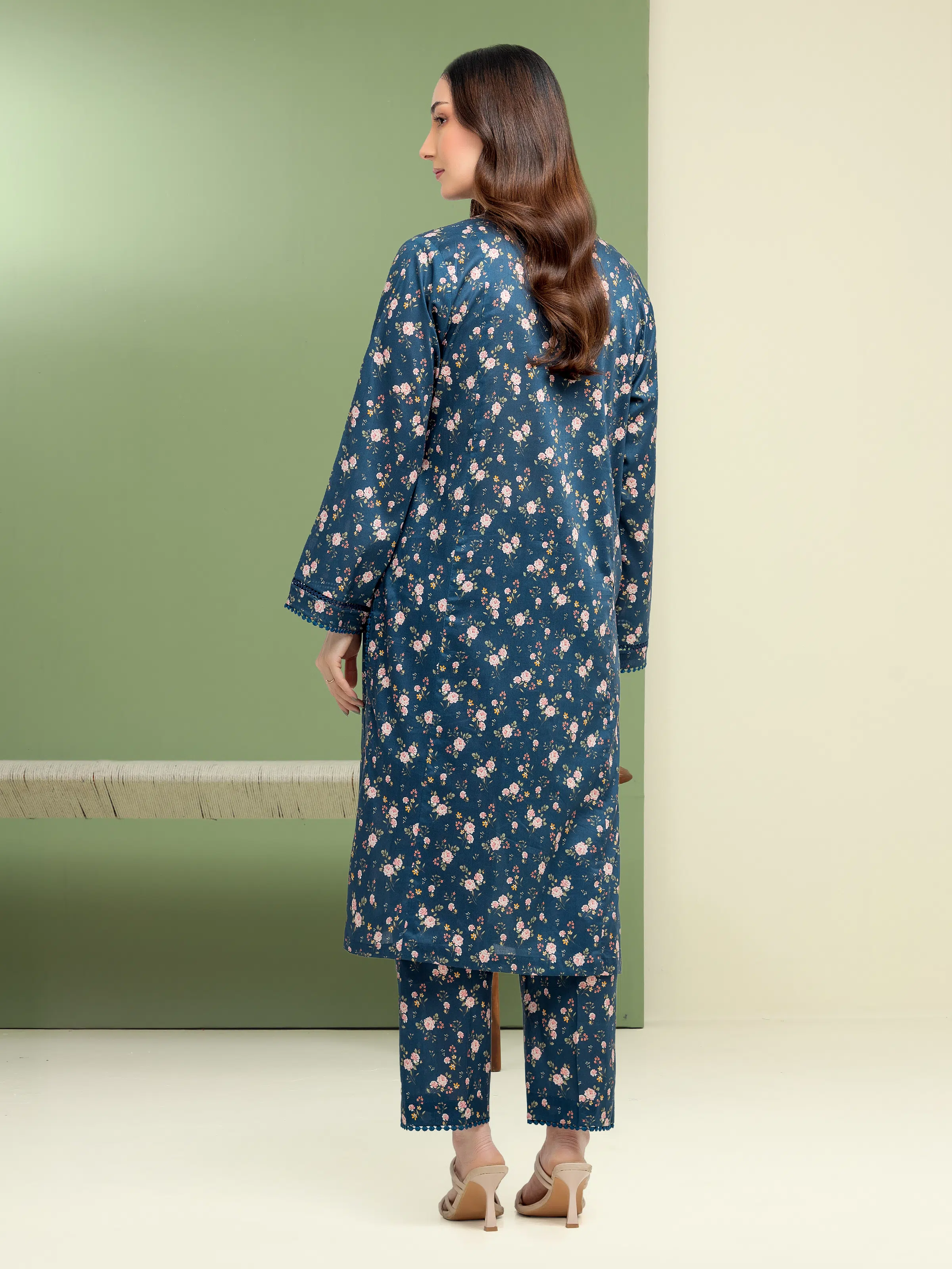 Printed Lawn Shirt Trouser - EWU5A1-35679ST - Image 2