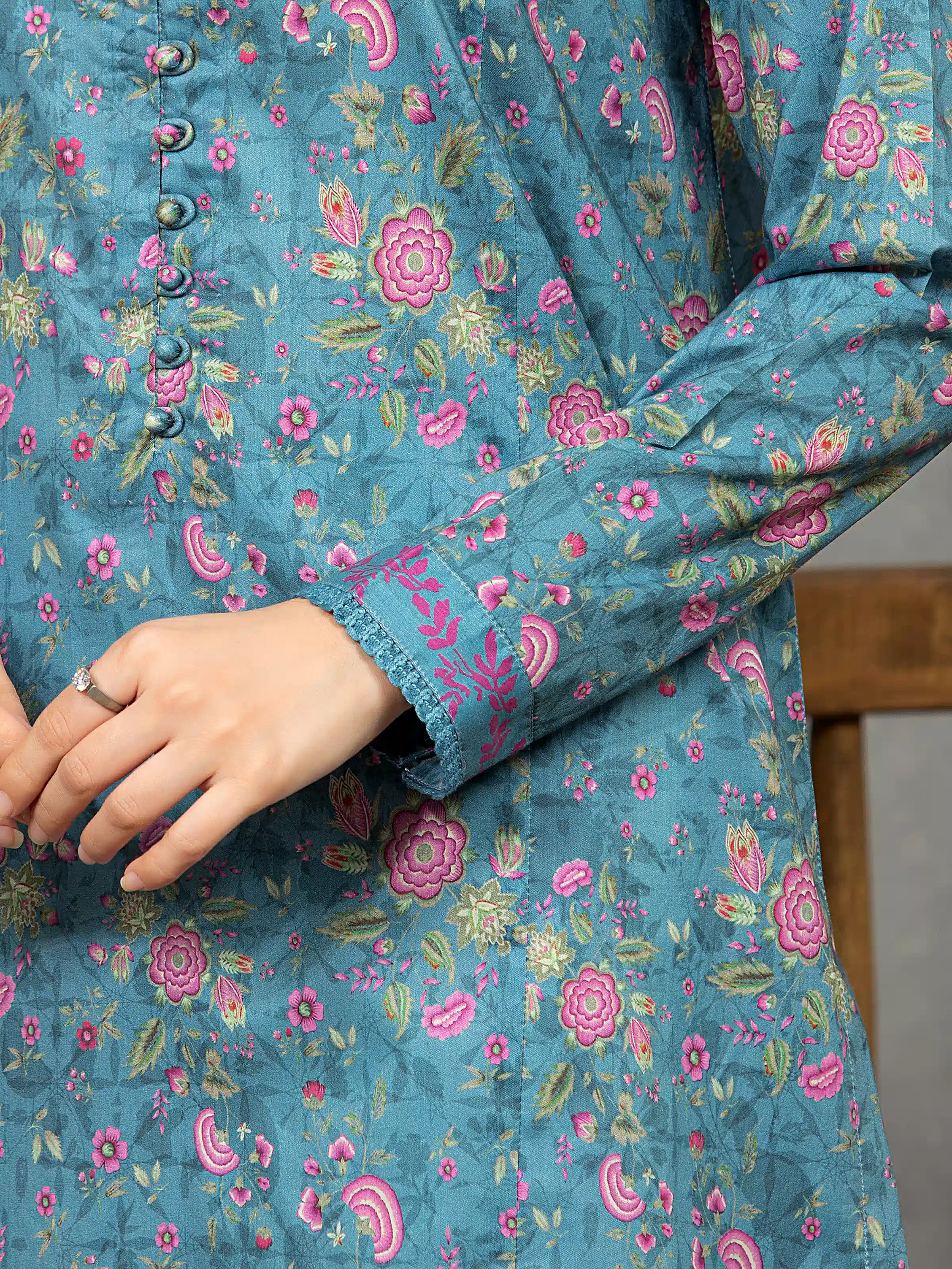 Printed Cambric Suit - EWU5A2-35844-3P - Image 4