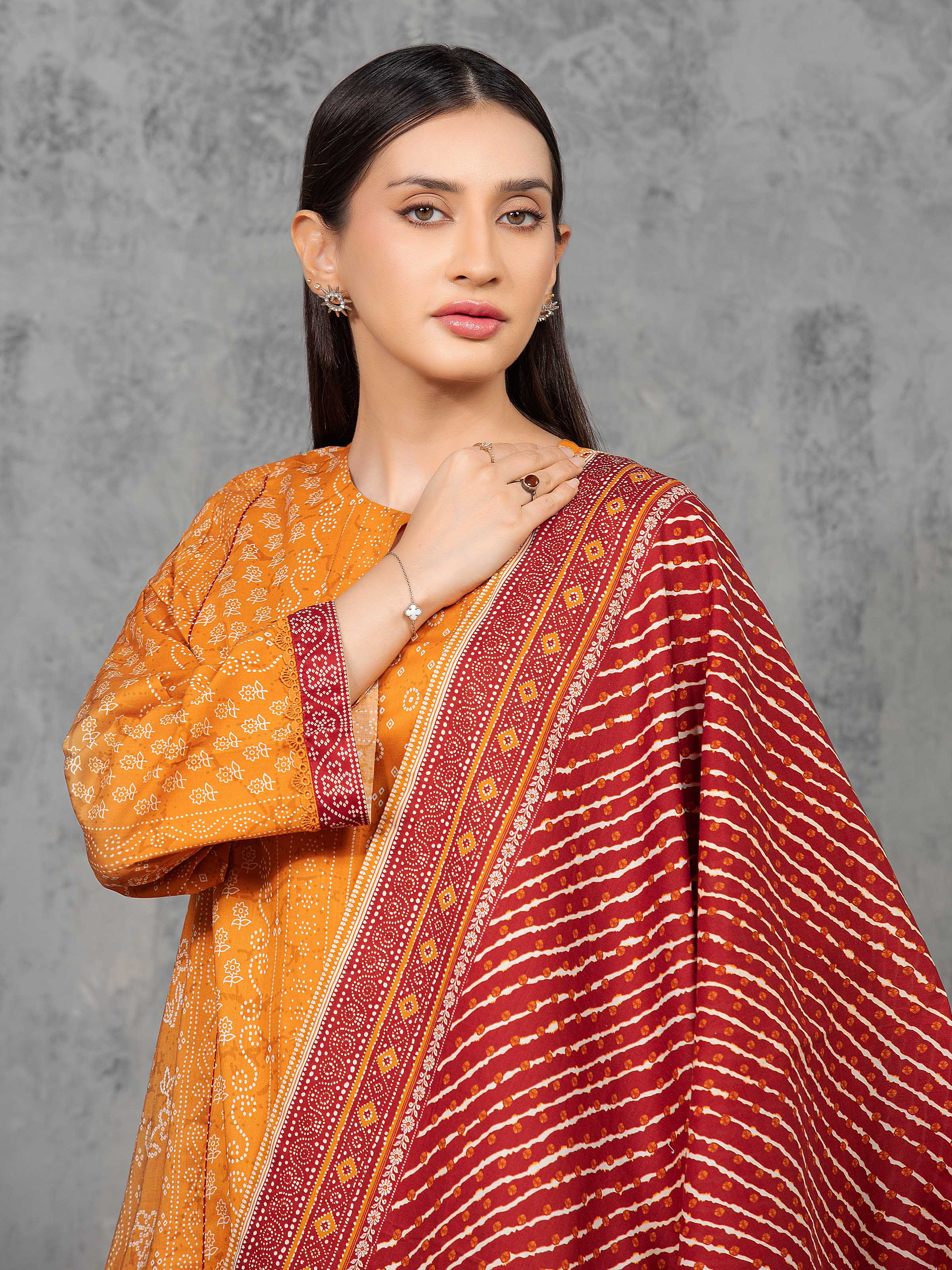 Printed Cambric Suit - EWU5A2-35813-3P - Image 2