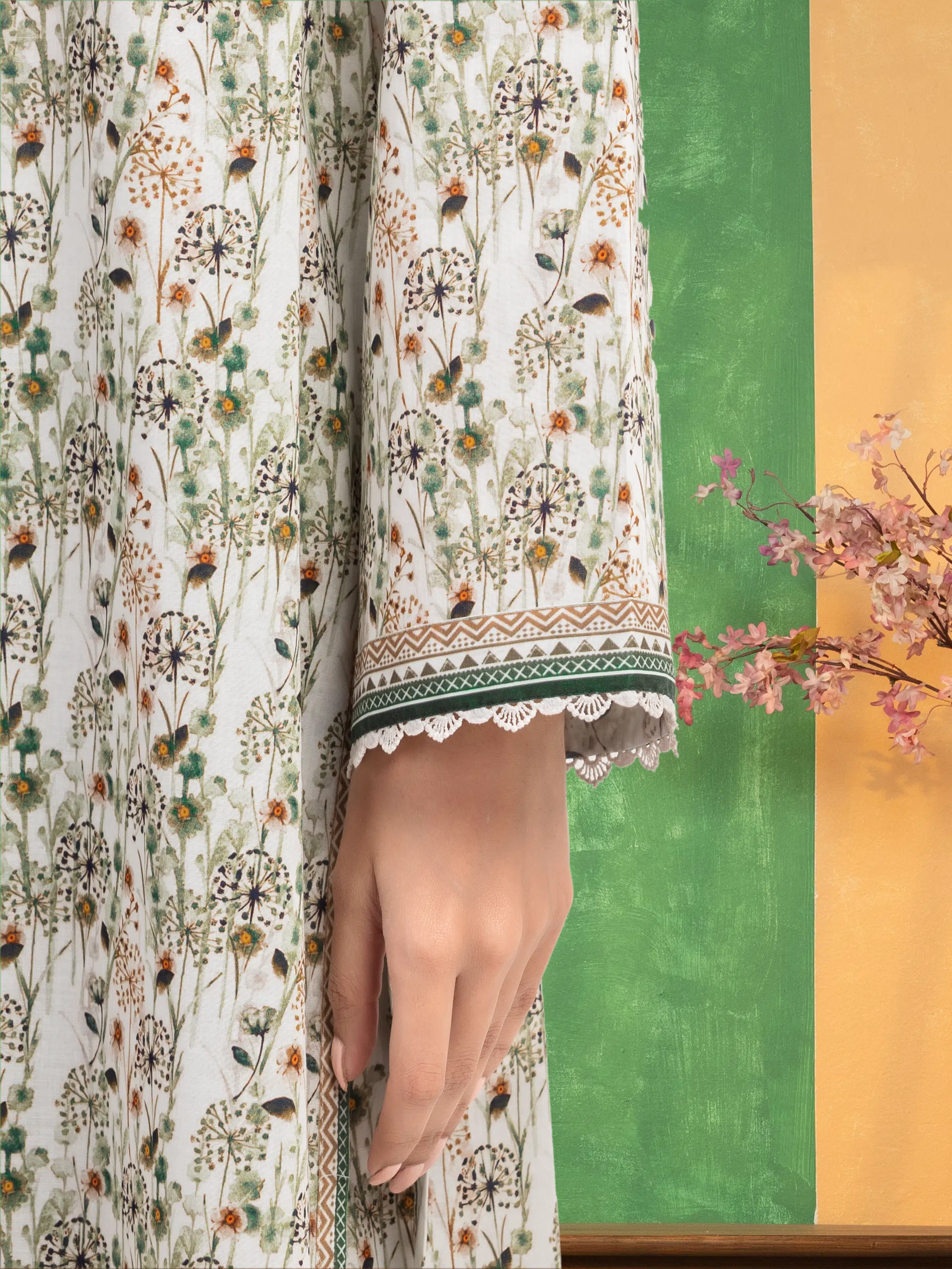 Printed Lawn Shirt Trouser - EWU5A1-35433ST - Image 3