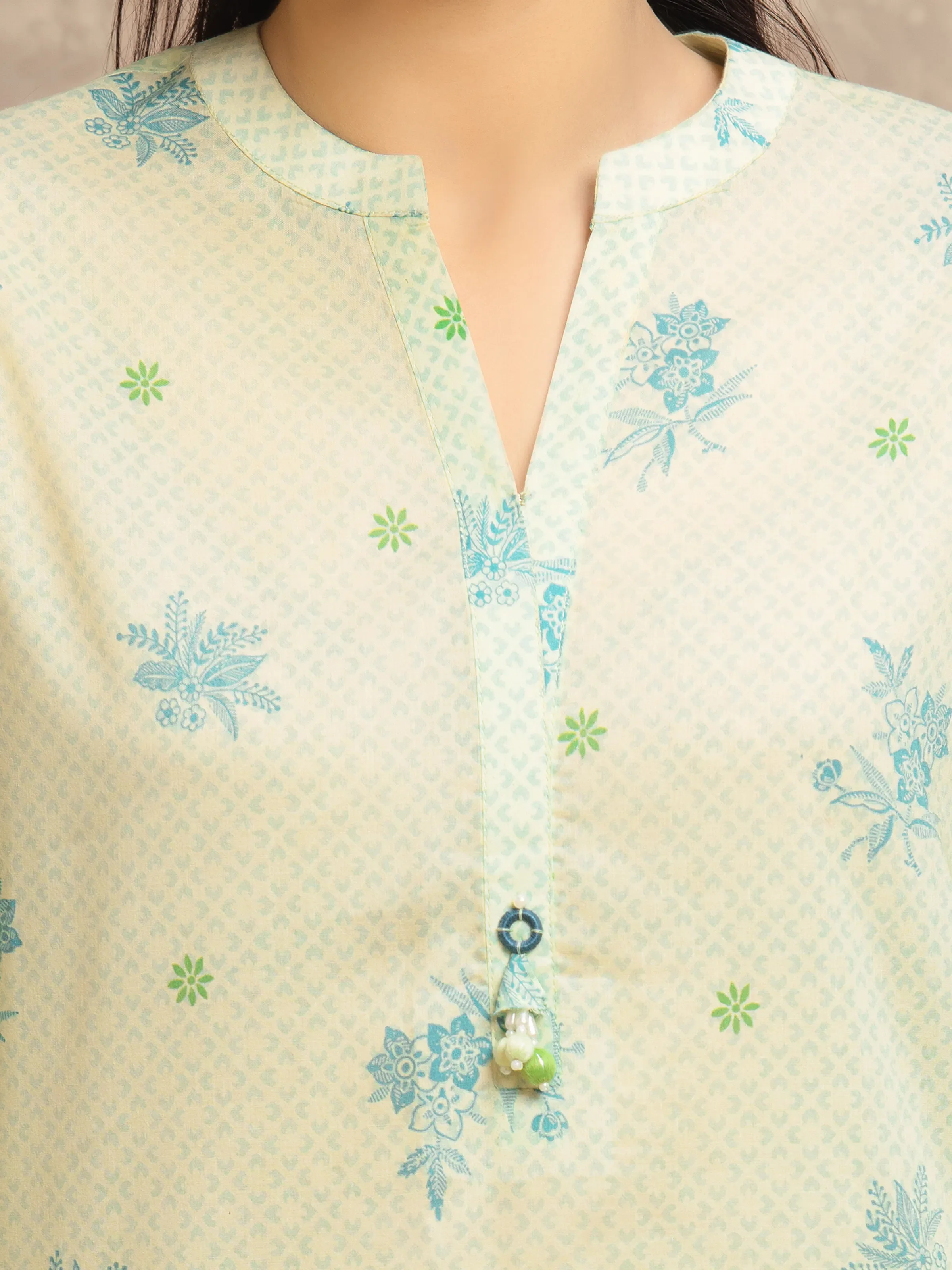 Printed Lawn Suit - EWU6A1-36541-3P - Image 4