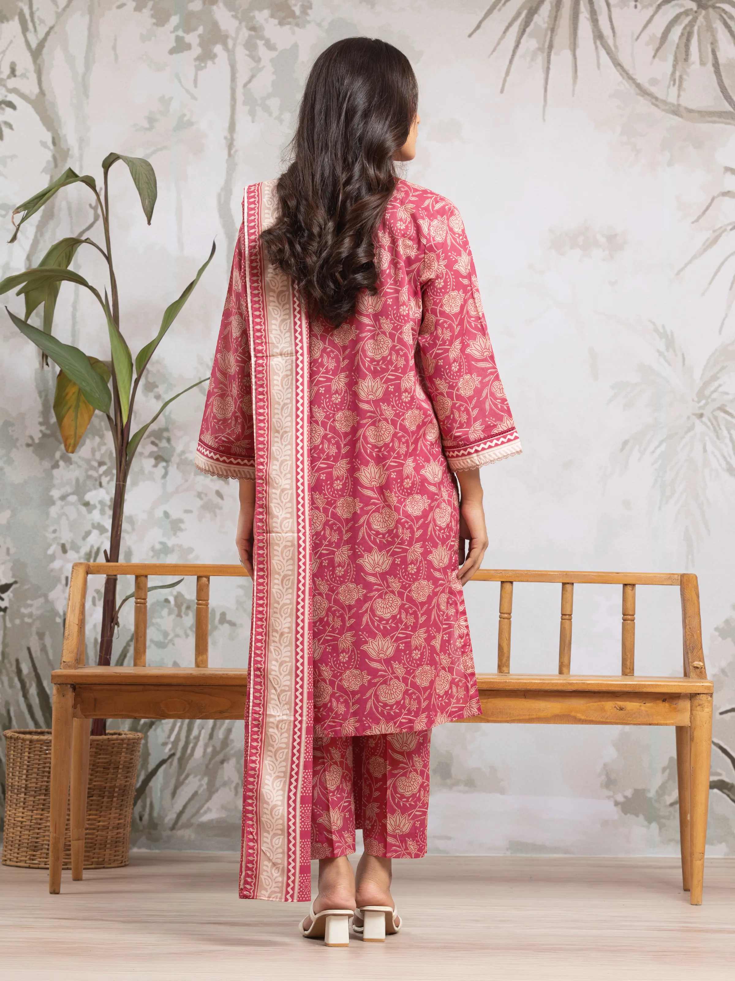 Printed Khaddar Suit - EWU24A3-29588-3P - Image 2