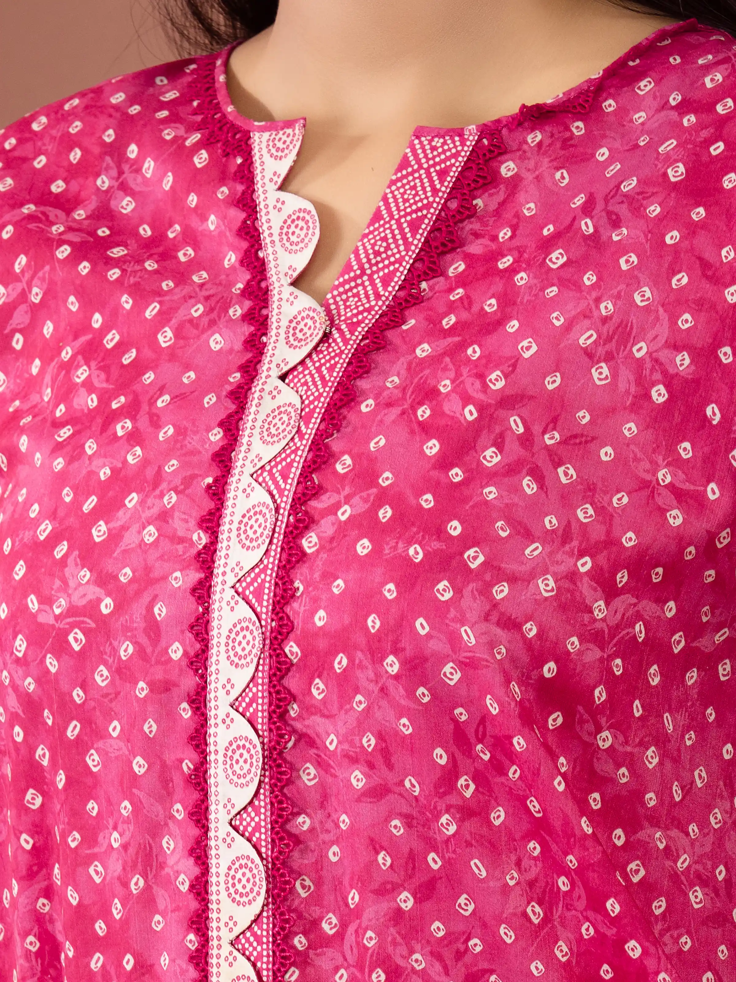 Printed Lawn Suit - EWU5A1-35267-3P - Image 2