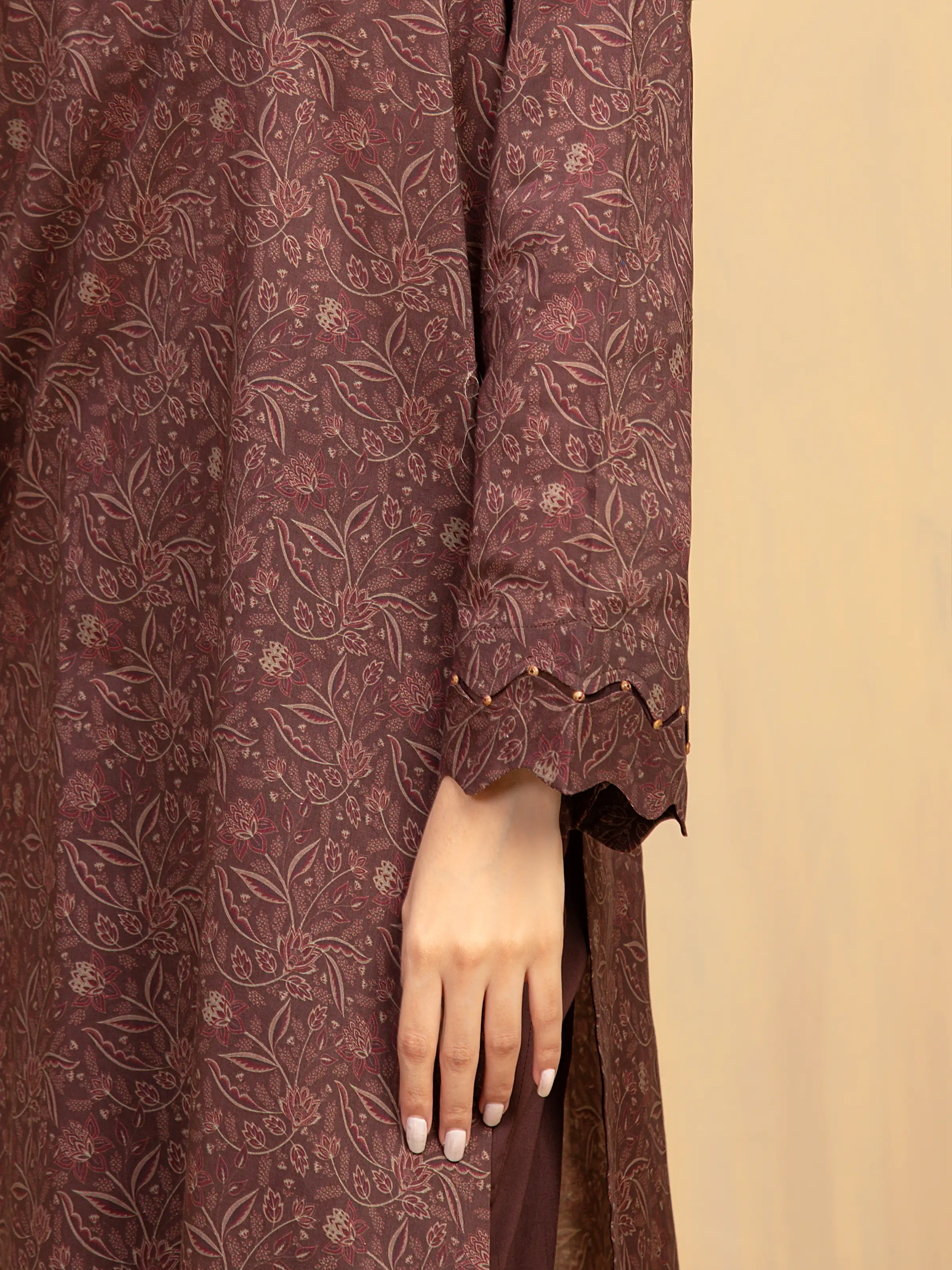 Printed Khaddar Suit - EWU5A3-36002-3P - Image 4