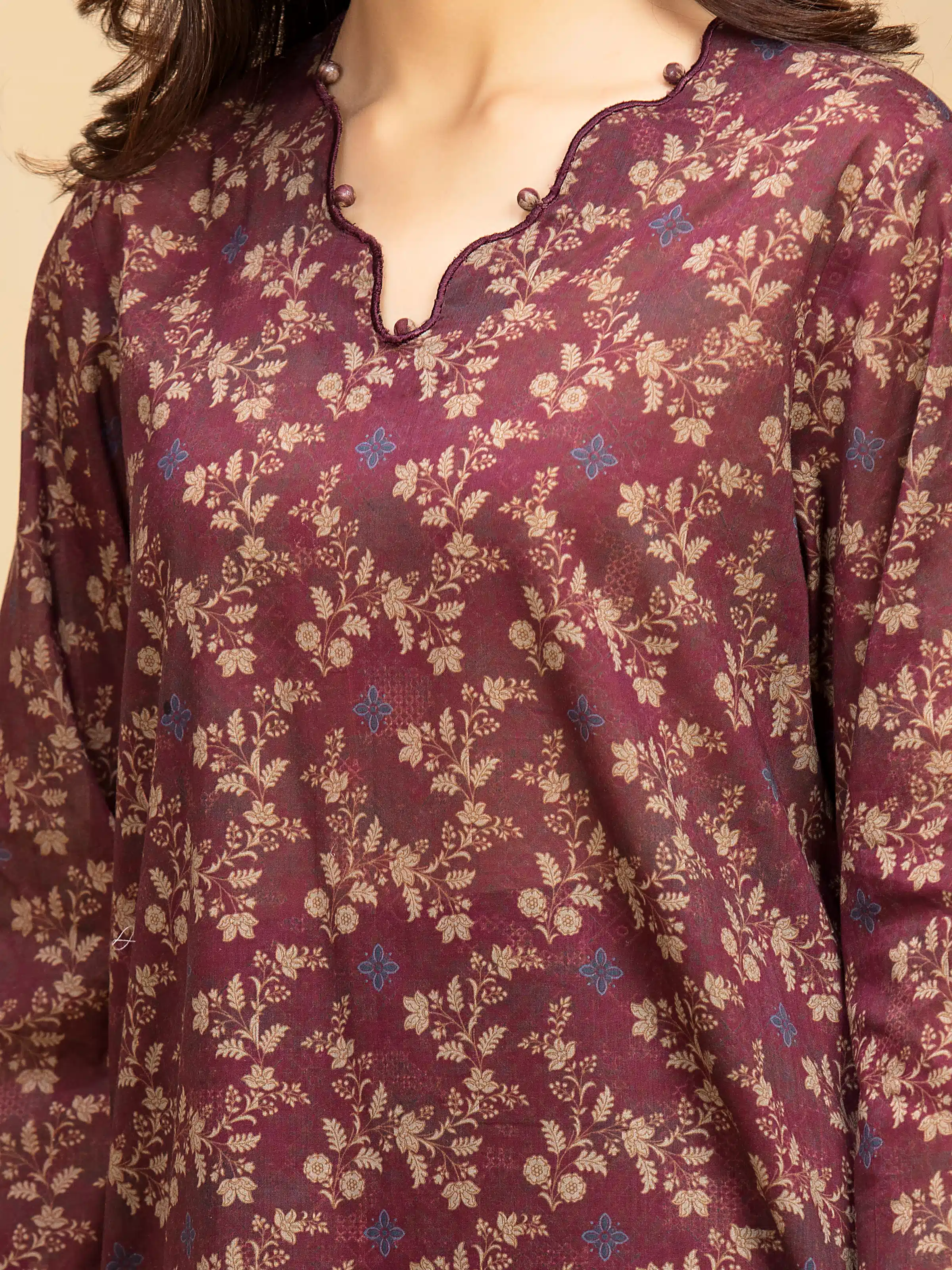 Printed Khaddar Suit - EWU5M3-021-3P - Image 2