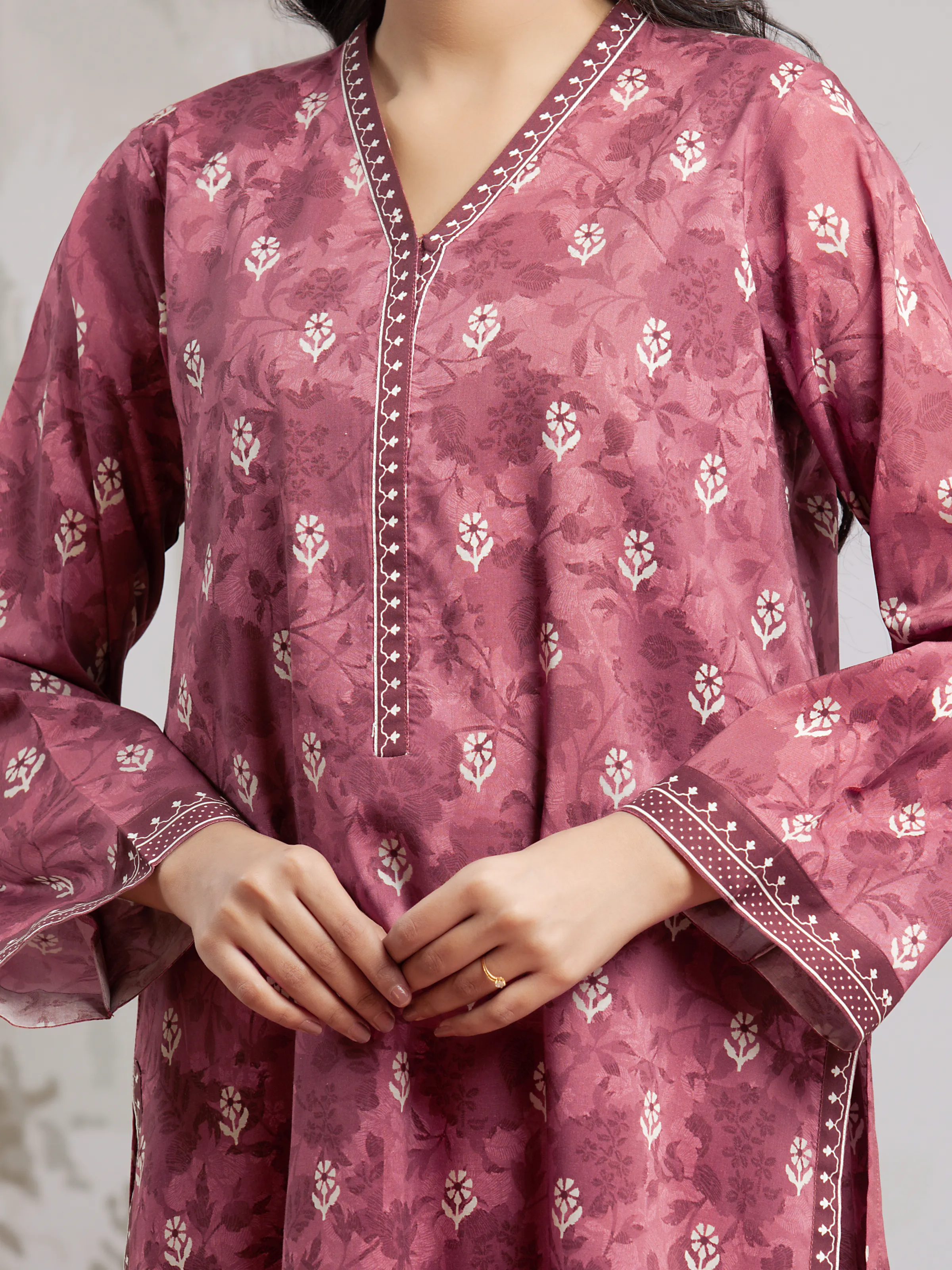 Printed Khaddar Suit - EWU24A3-29607-3P - Image 4