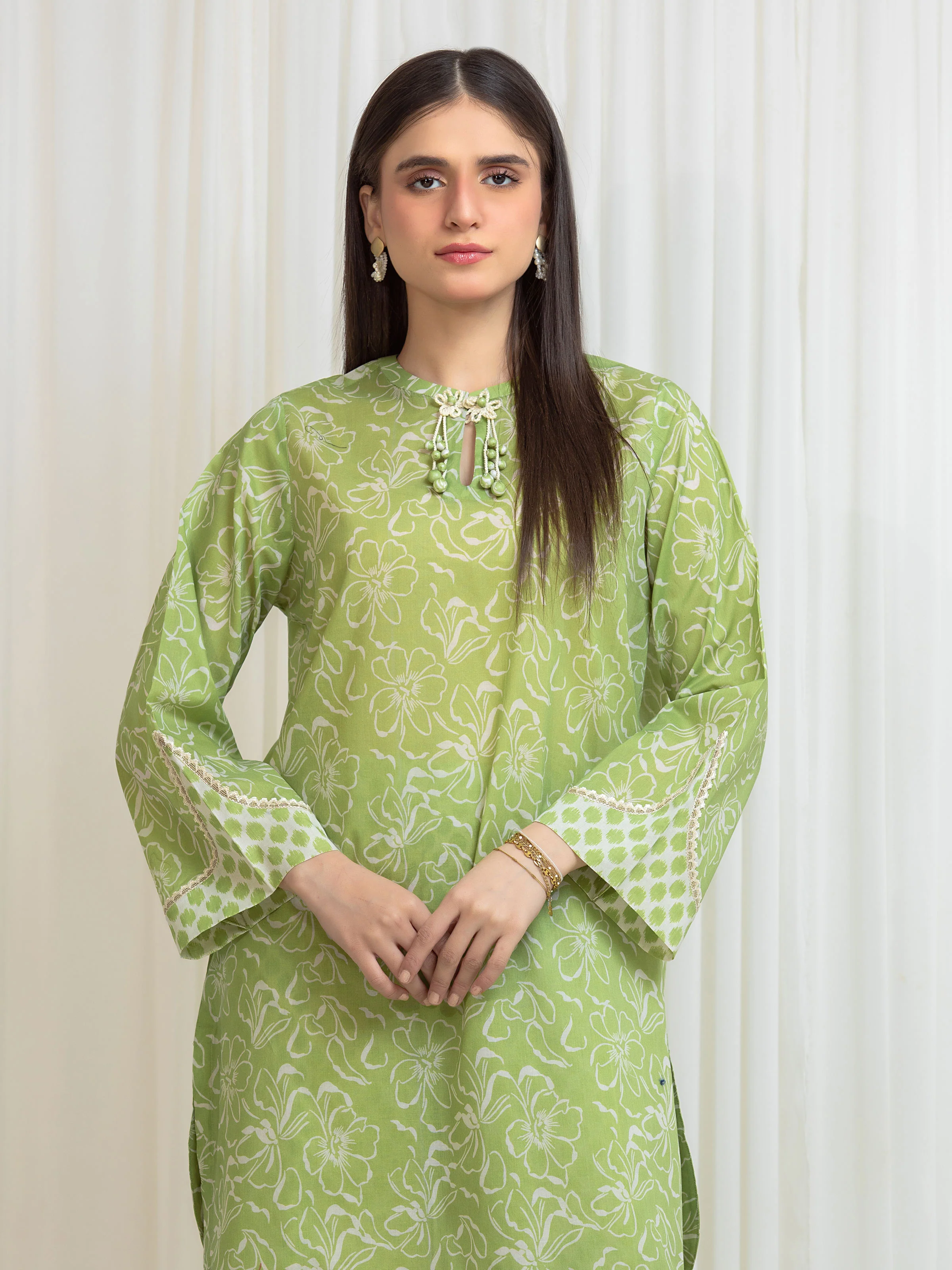 Printed Lawn Shirt Trouser - EWU6A1-36812ST - Image 2