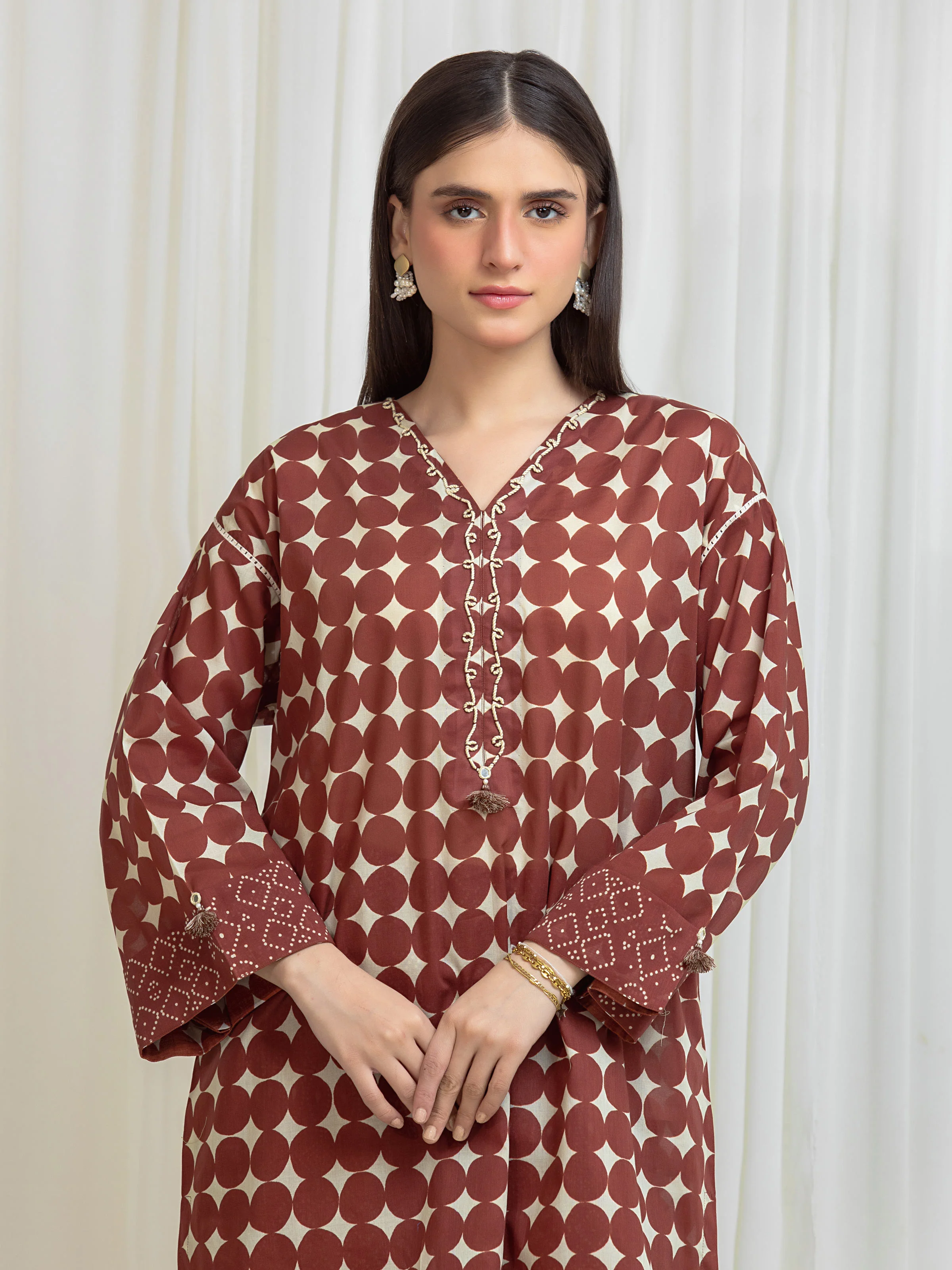 Printed Lawn Shirt Trouser - EWU6A1-36817ST - Image 2