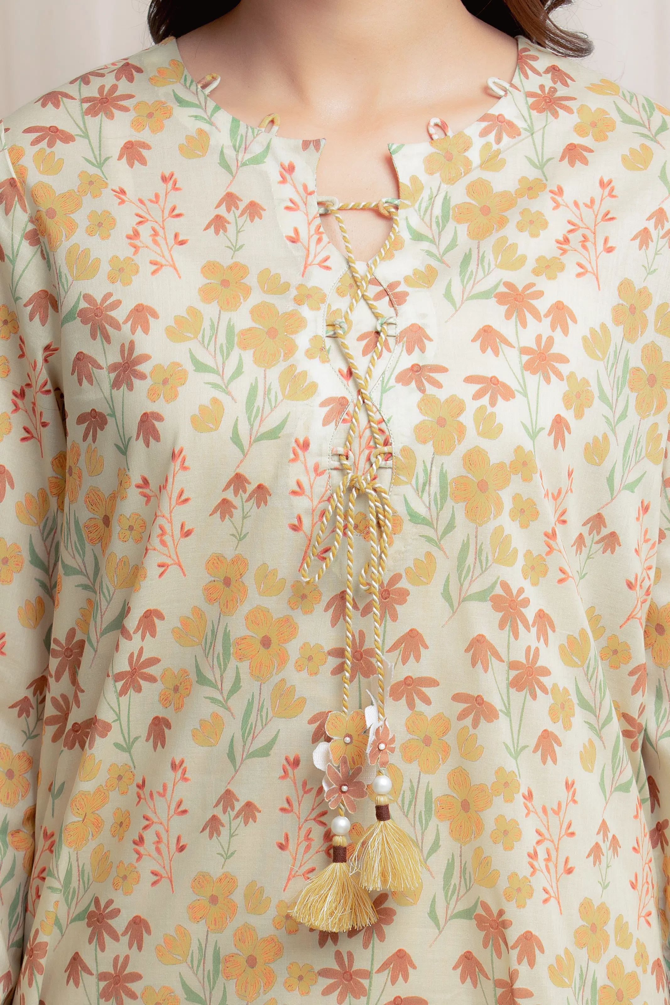 Printed Lawn Suit - EWU6A1-36668-3P - Image 3