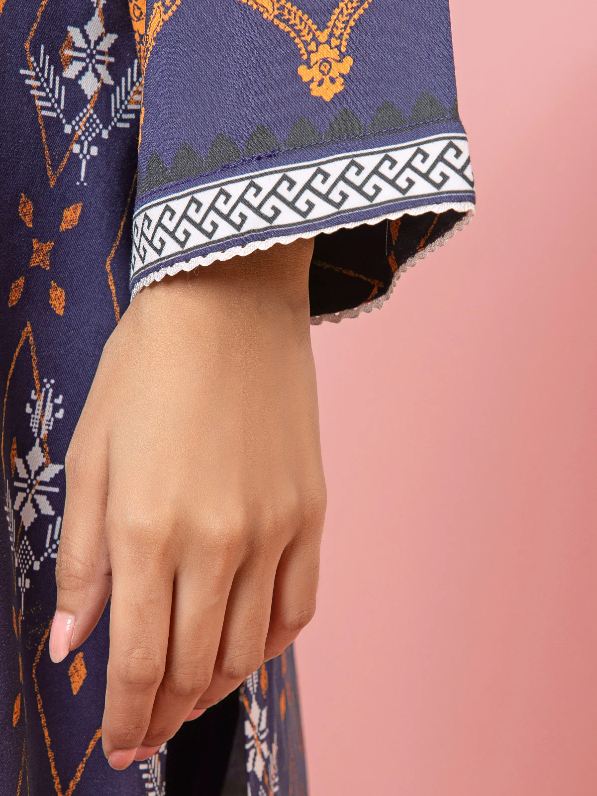 Printed Viscose Suit - EWU22A4-24014XXL - Image 5