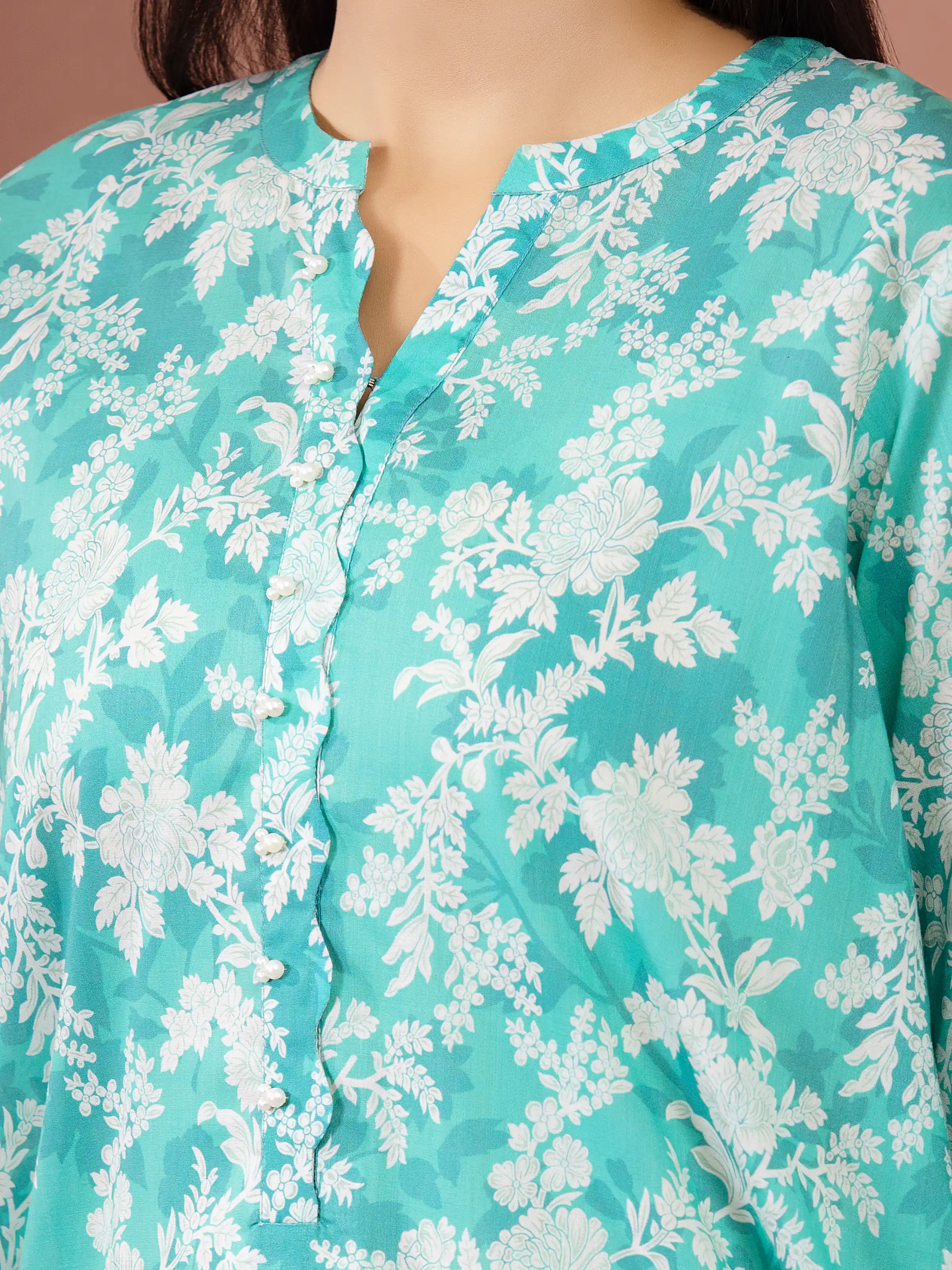 Printed Lawn Suit - EWU5A1-35263-3P - Image 3