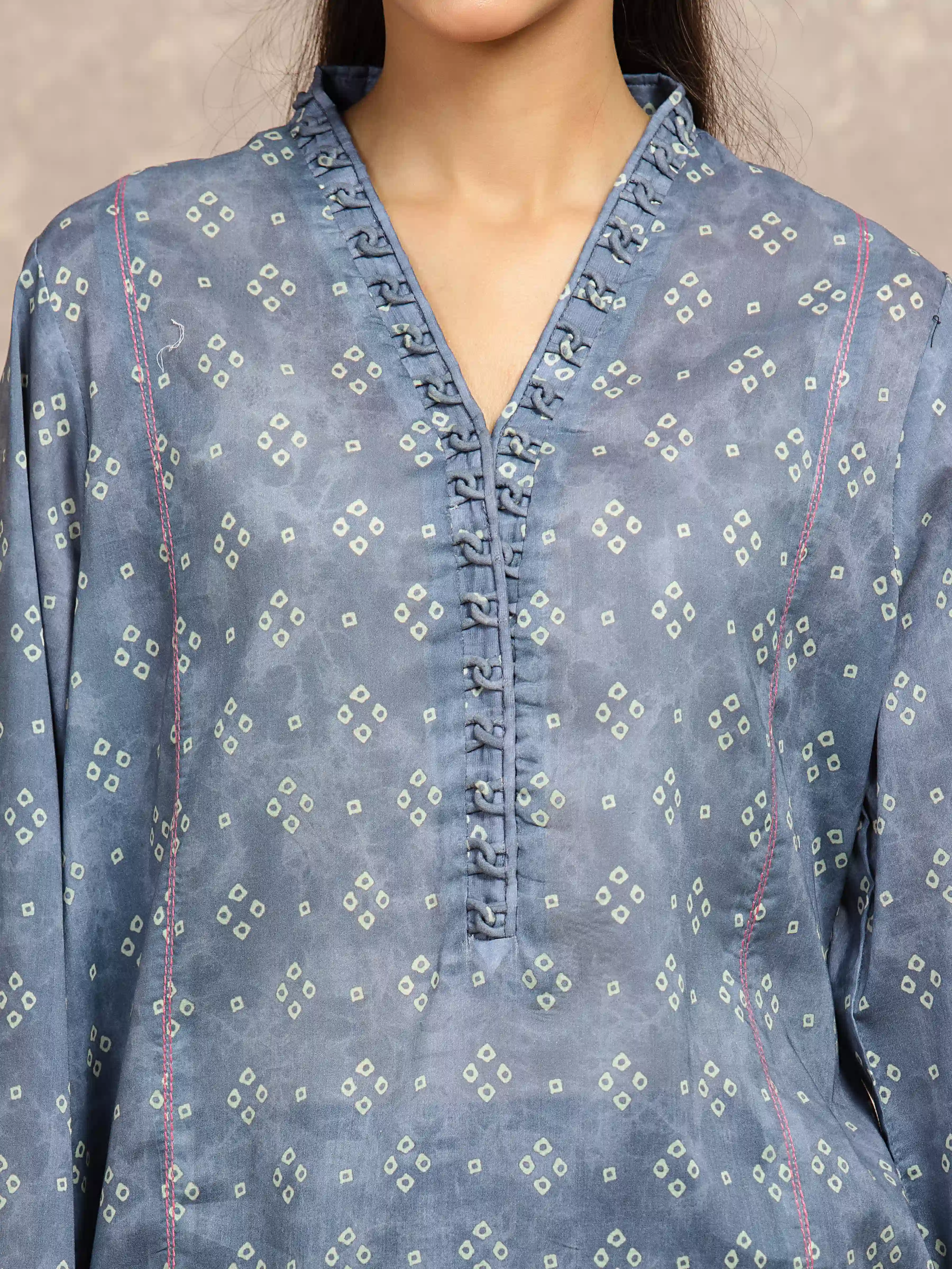 Printed Khaddar Suit - EWU5A3-36132-3P - Image 3