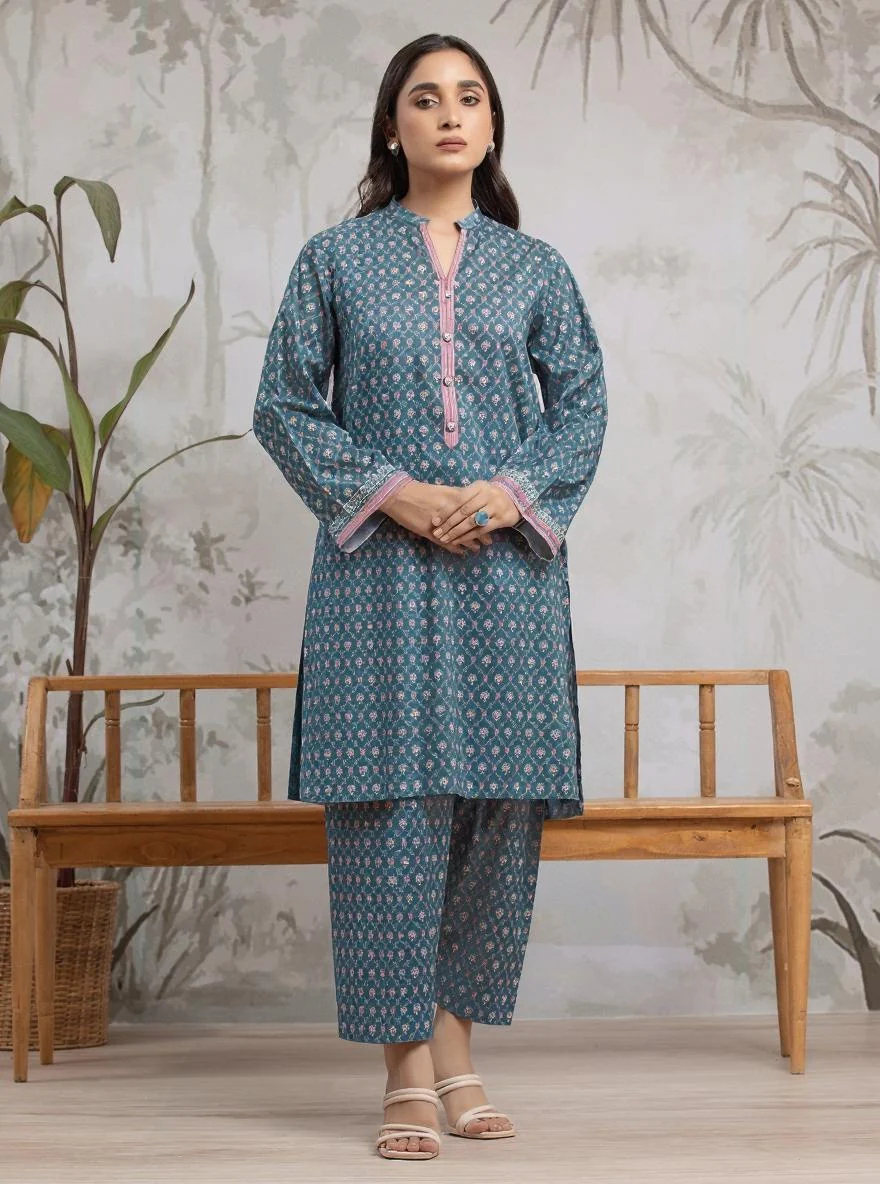 Printed Khaddar Shirt - EWU24A3-29604S