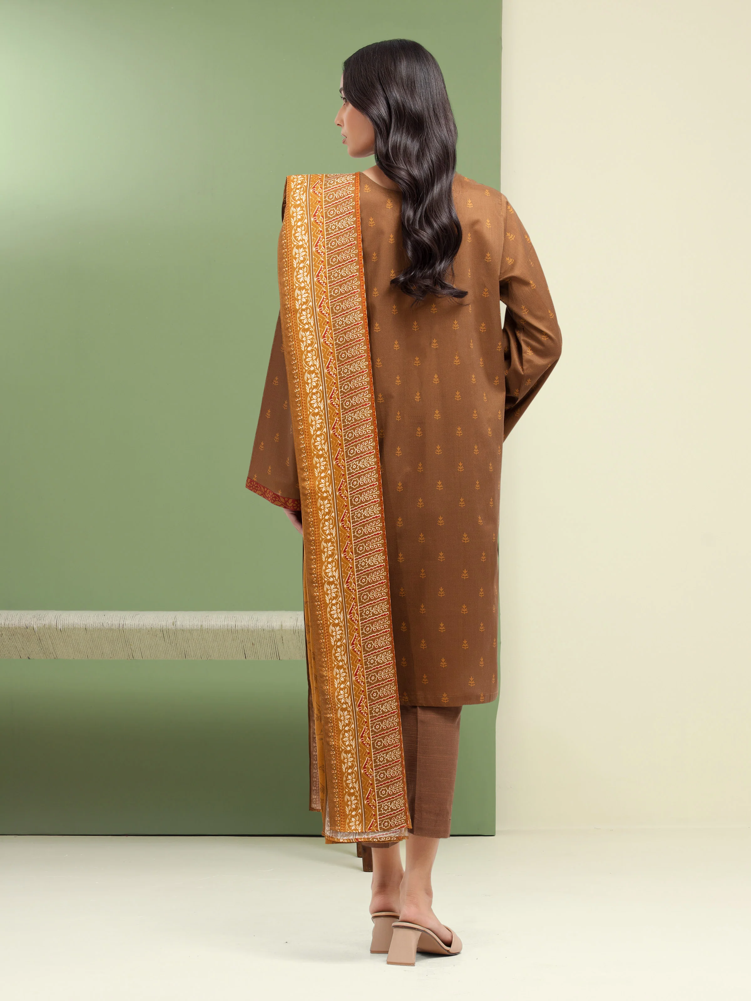 Printed Khaddar Suit - EWU5M3-118-3P - Image 6