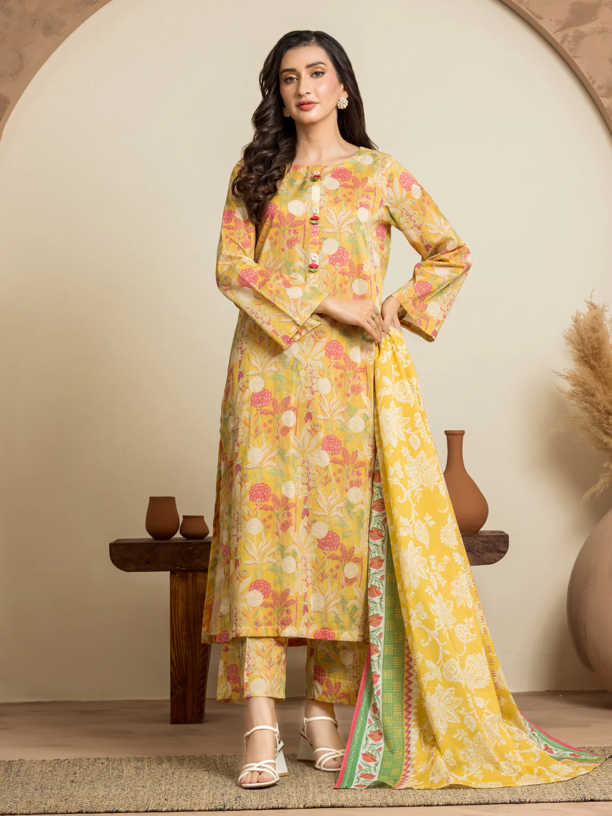 Printed Cambric Suit - EWU24A2-28554-3P