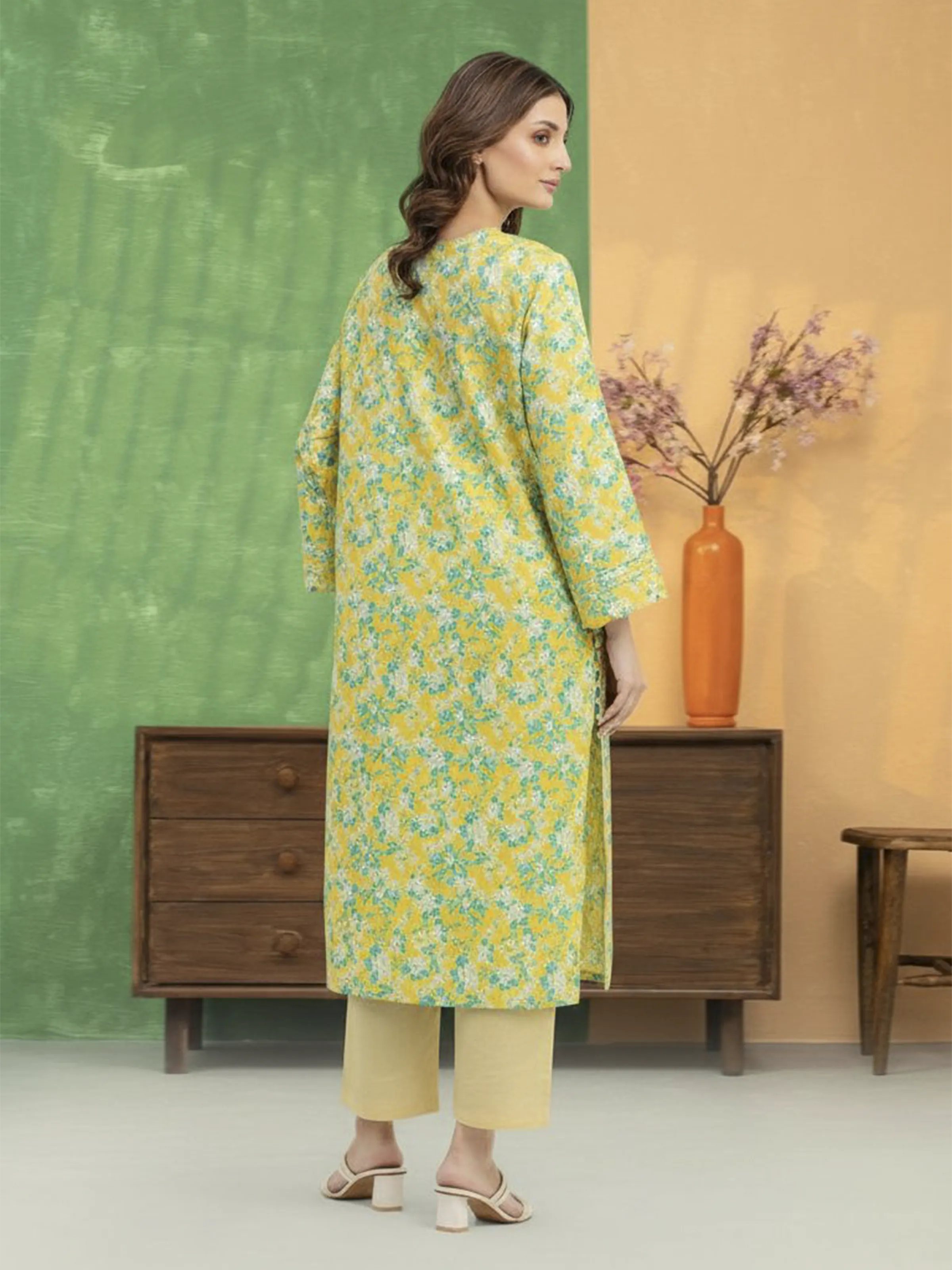 Printed Lawn Shirt - EWU5A1-35699S - Image 5