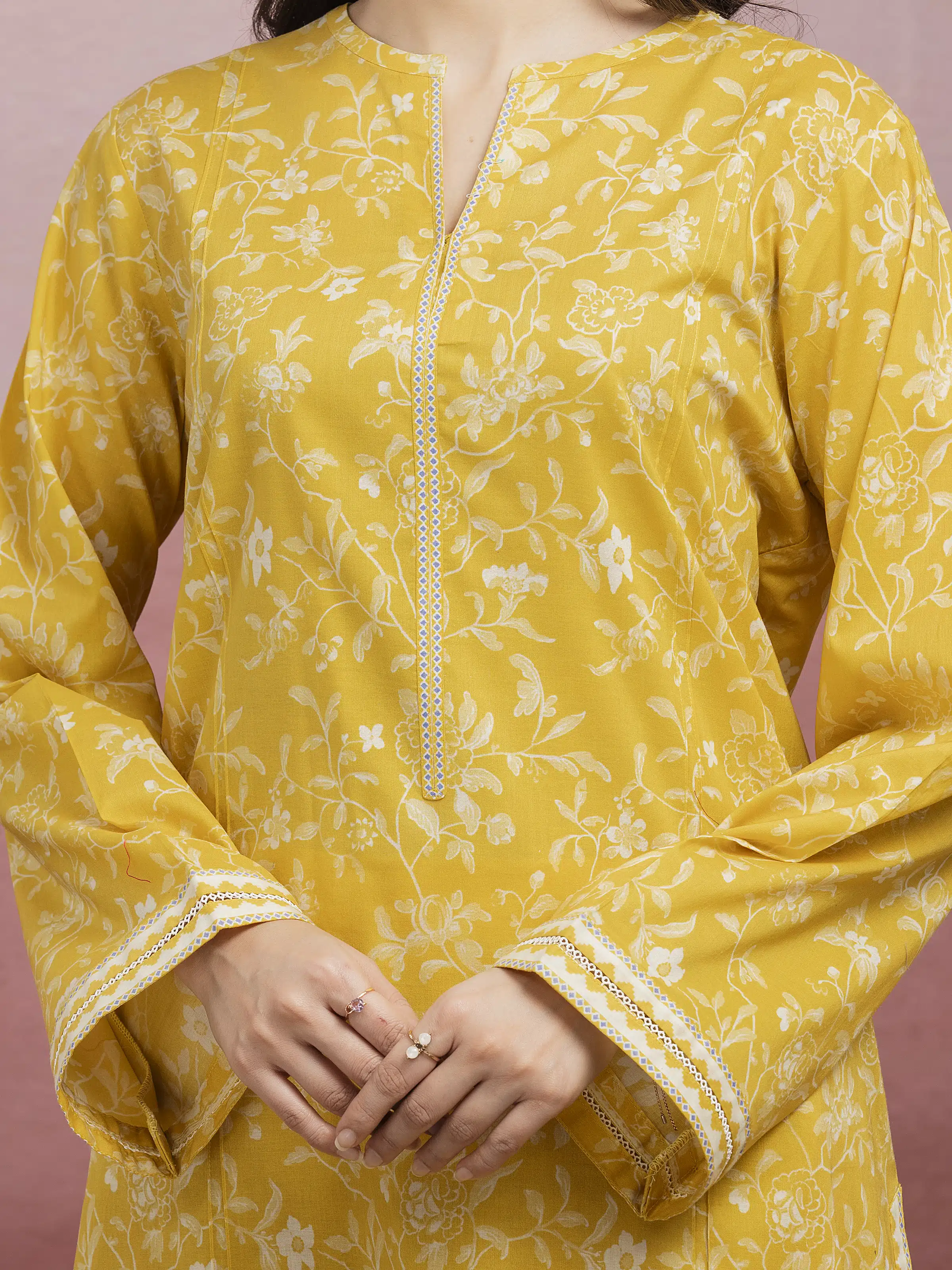 Printed Lawn Shirt Trouser - EWU5A1-35400ST - Image 4
