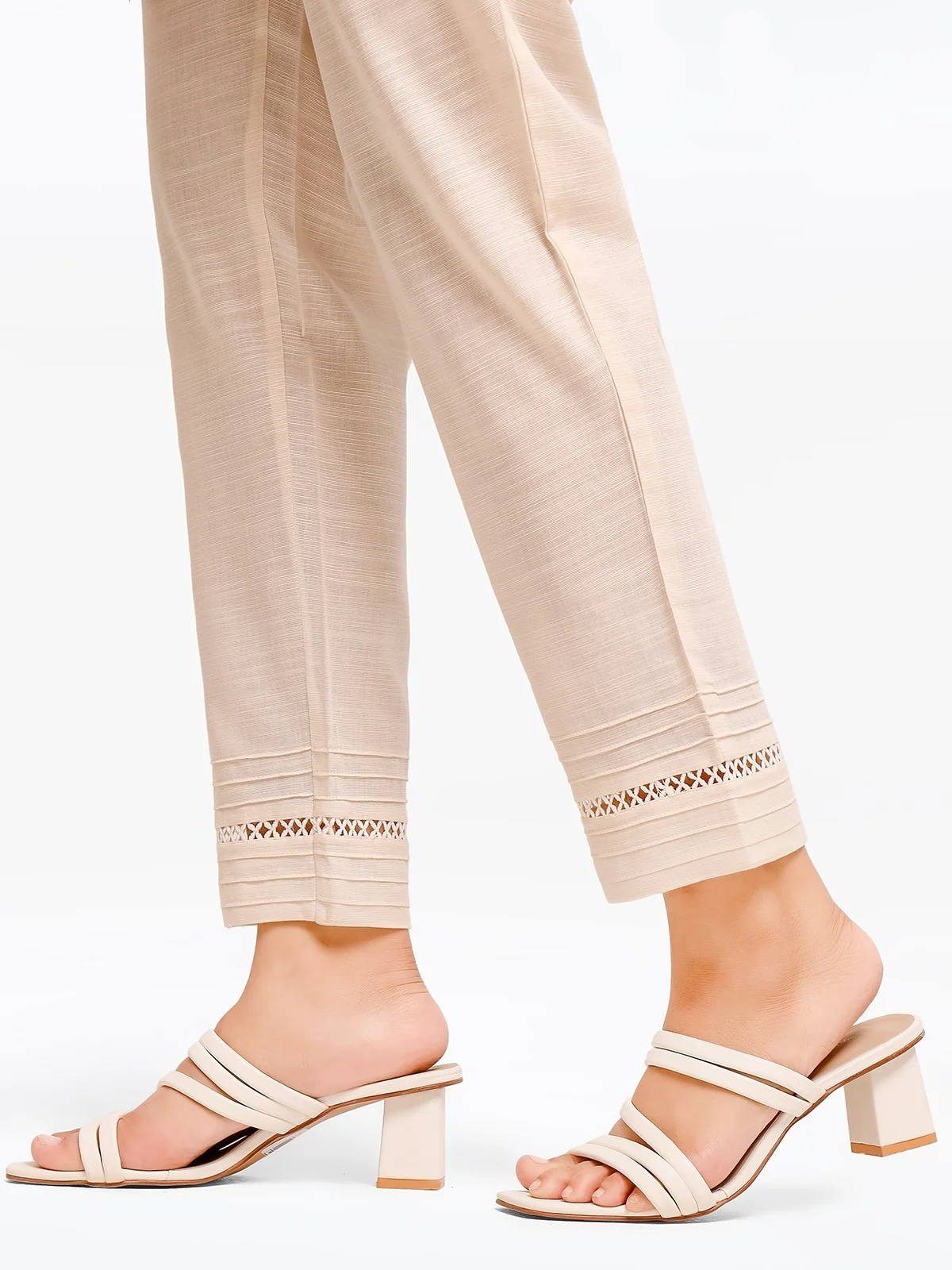 Dyed Khaddar Trouser - EWBEB23-76560 - Image 2