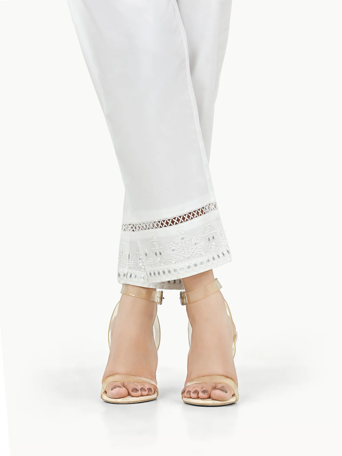 Embroidered Cambric Trouser - EWBE22-76325 - Image 3