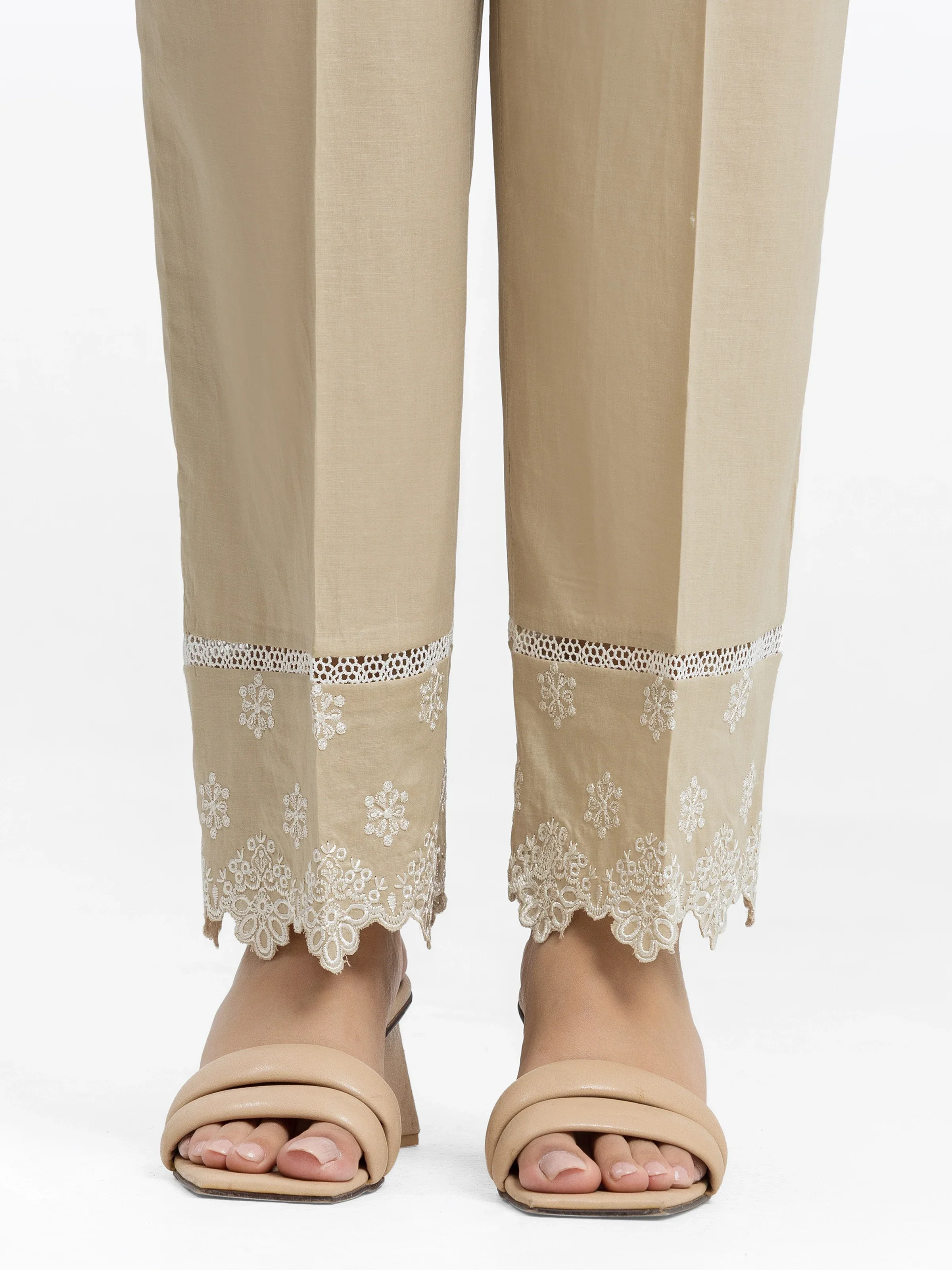 Embroidered Cambric Trouser - EWBE24-76585