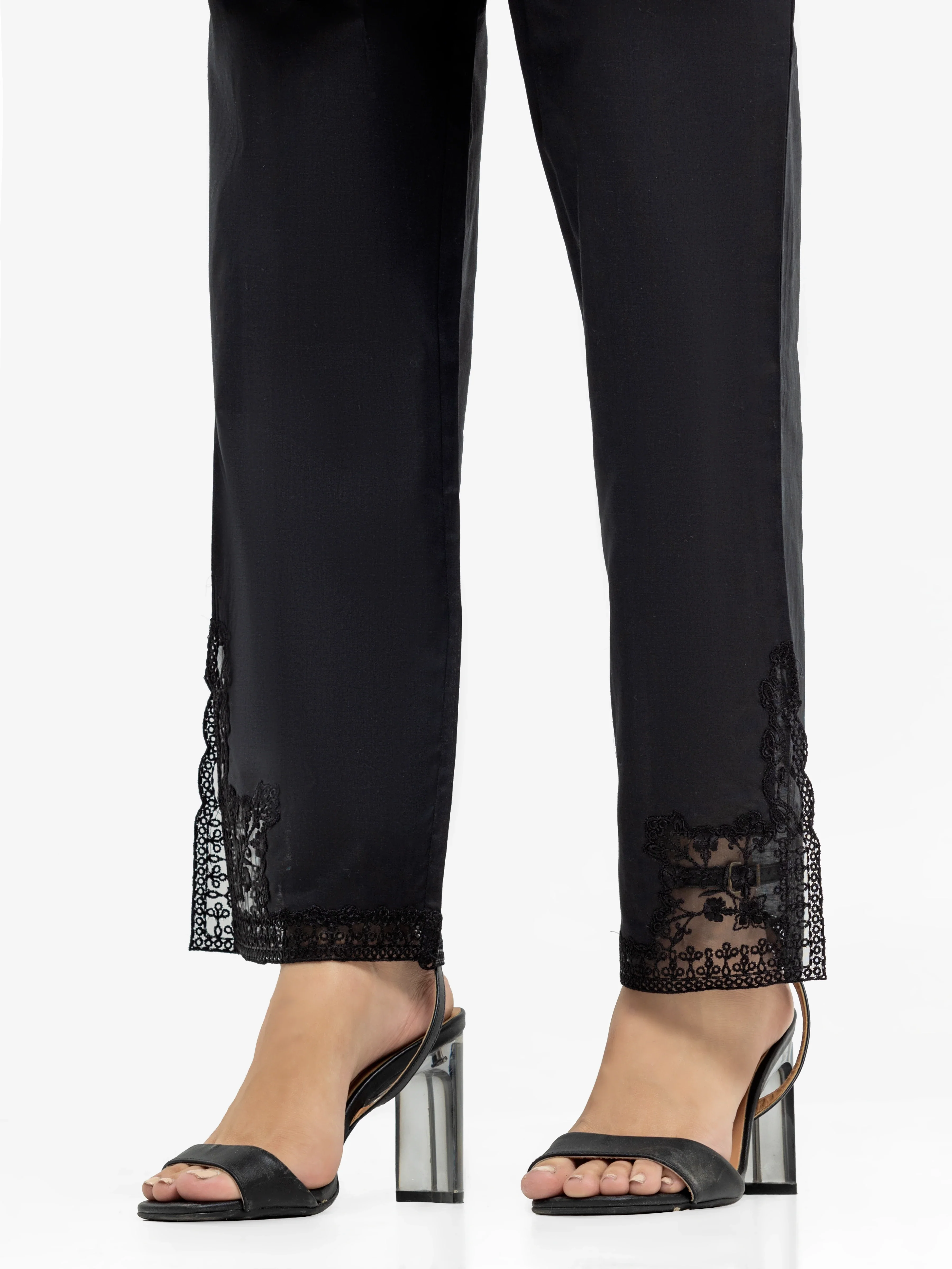 Embroidered Cambric Trouser - EWBE24-76588 - Image 2