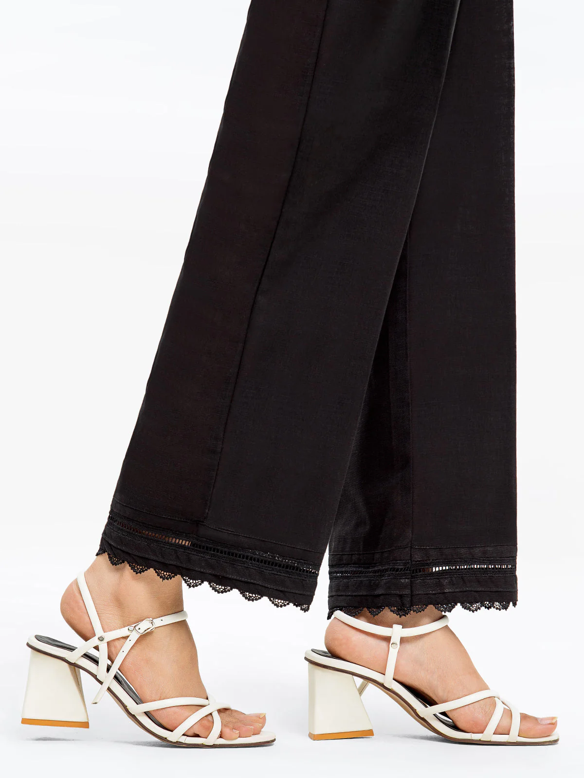 Dyed Khaddar Trouser - EWBEB24-76571 - Image 2