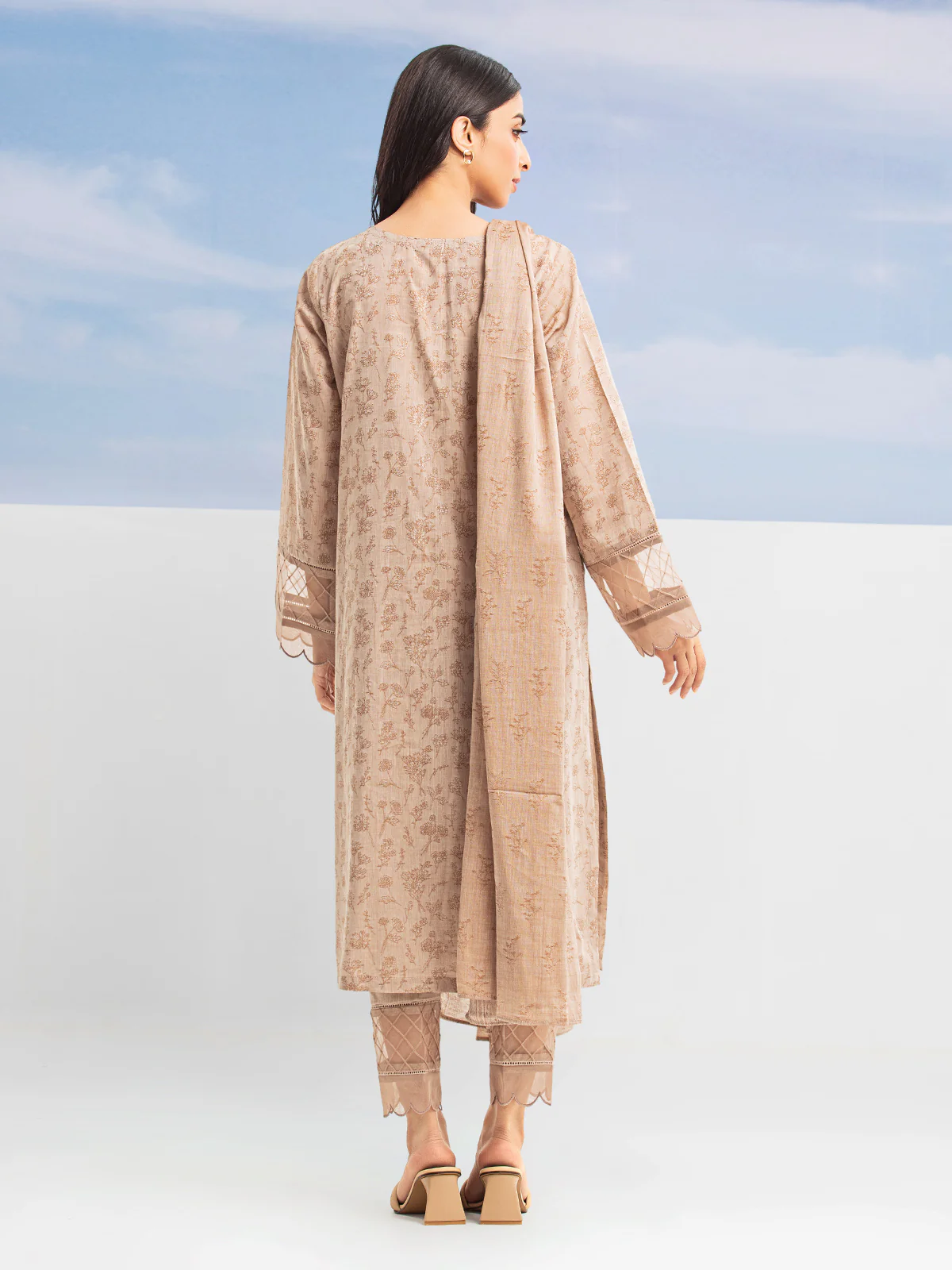 Embroidered Jacquard Shirt - EWU24V3-28788S - Image 6