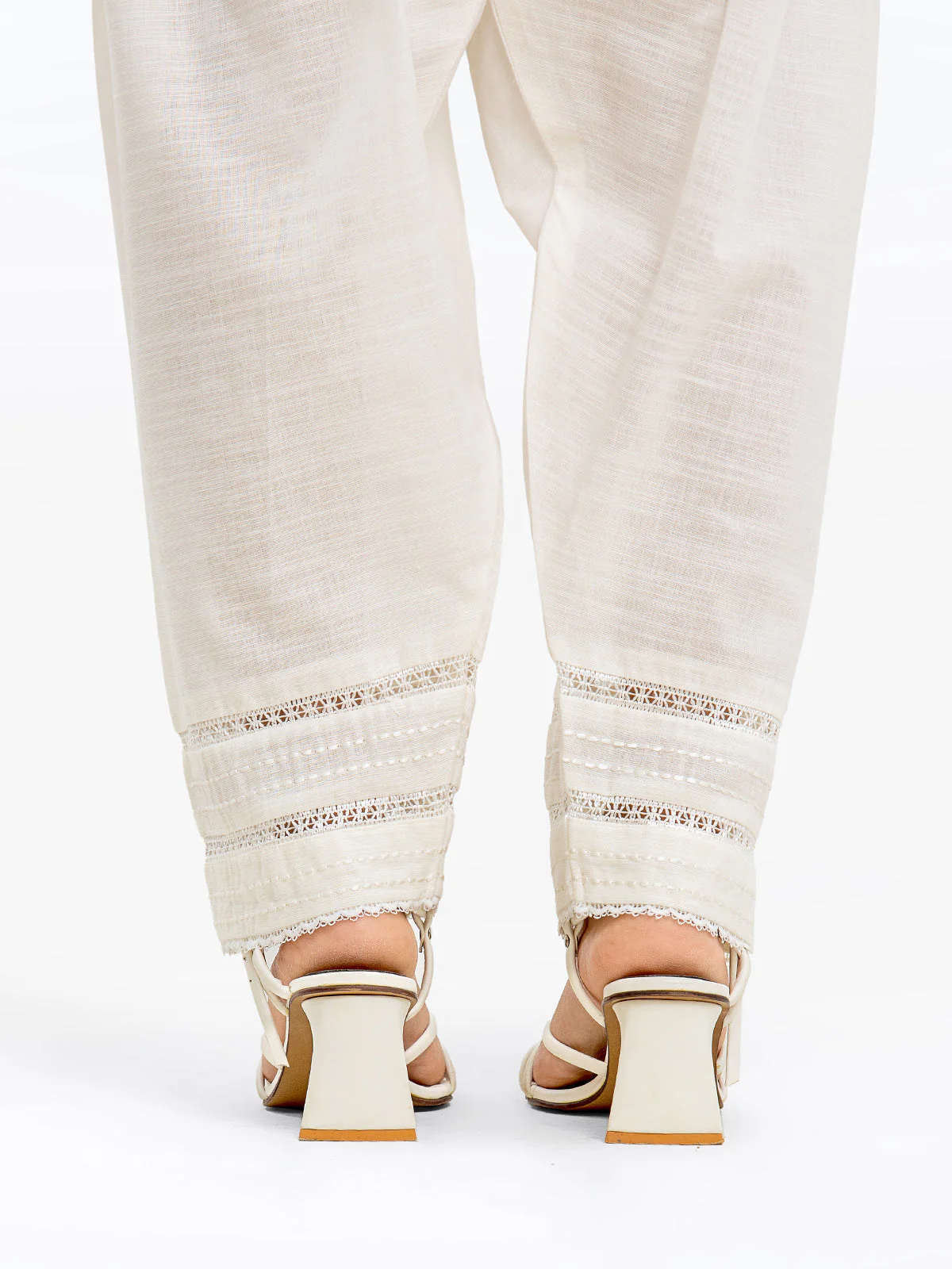 Embroidered Khaddar Shalwar - EWBEB23-76568 - Image 3
