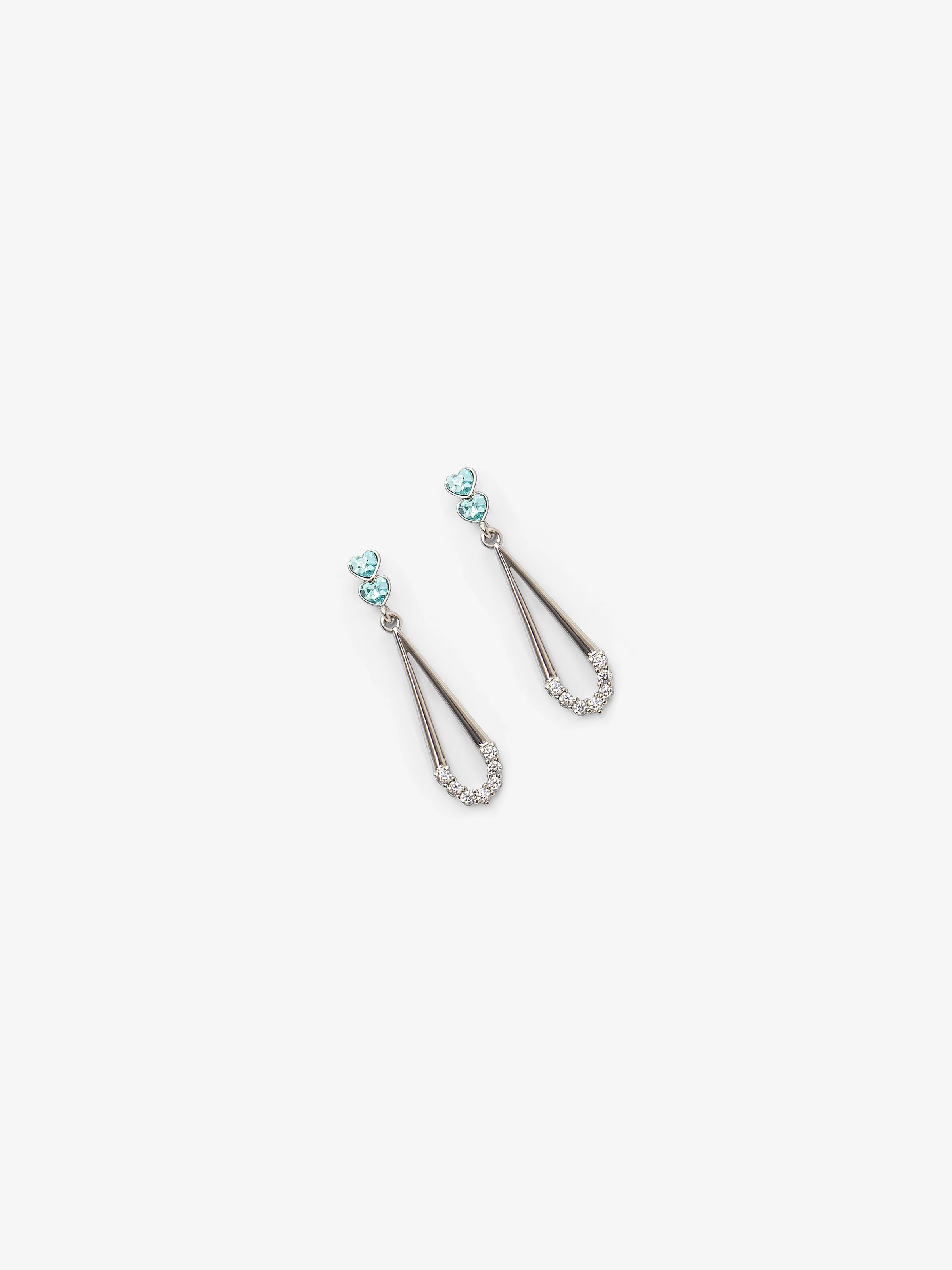 Silver Drop Earrings - EAWE5-009